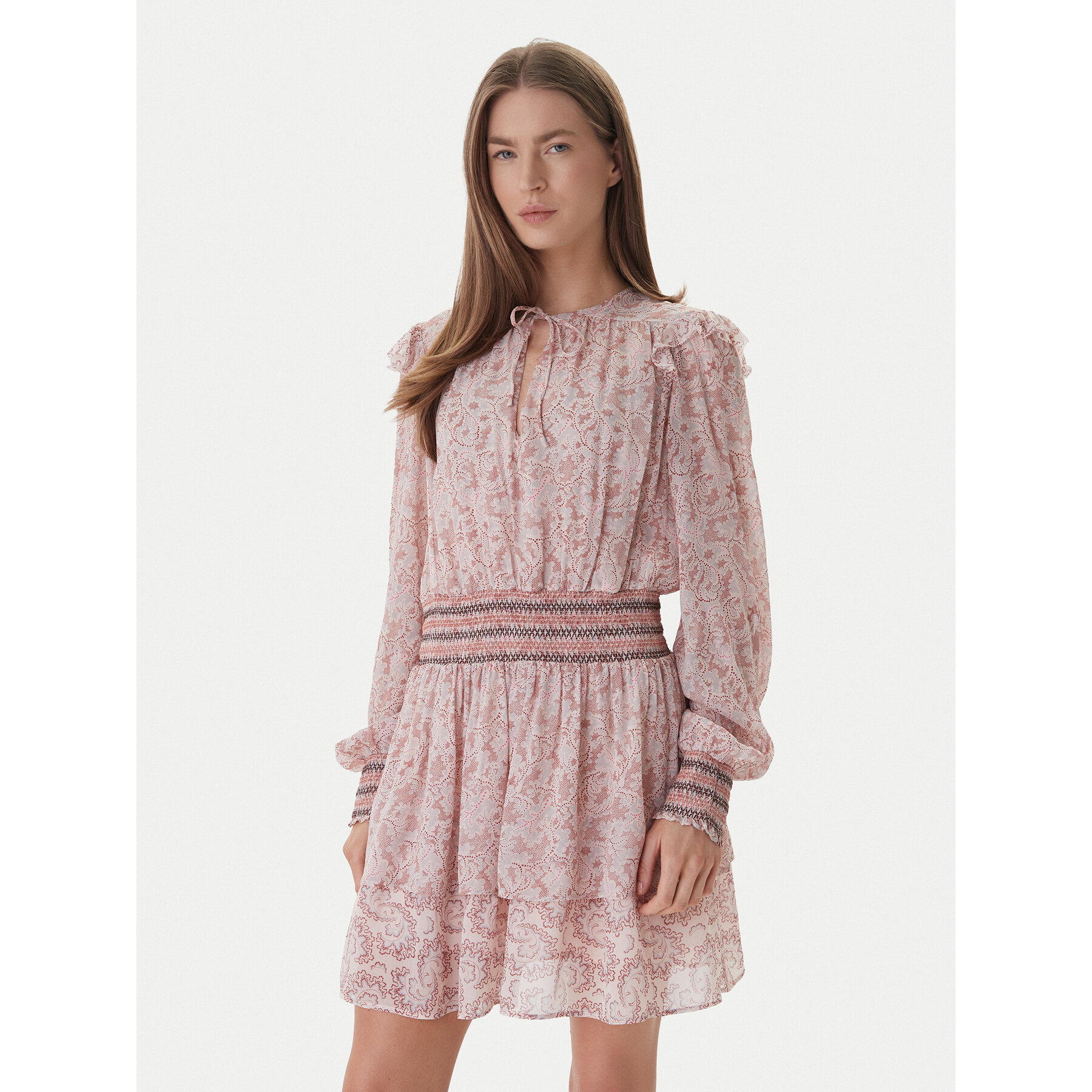 BOSS Kleid für den Alltag C_Darmia 50557688 Rosa Regular Fit