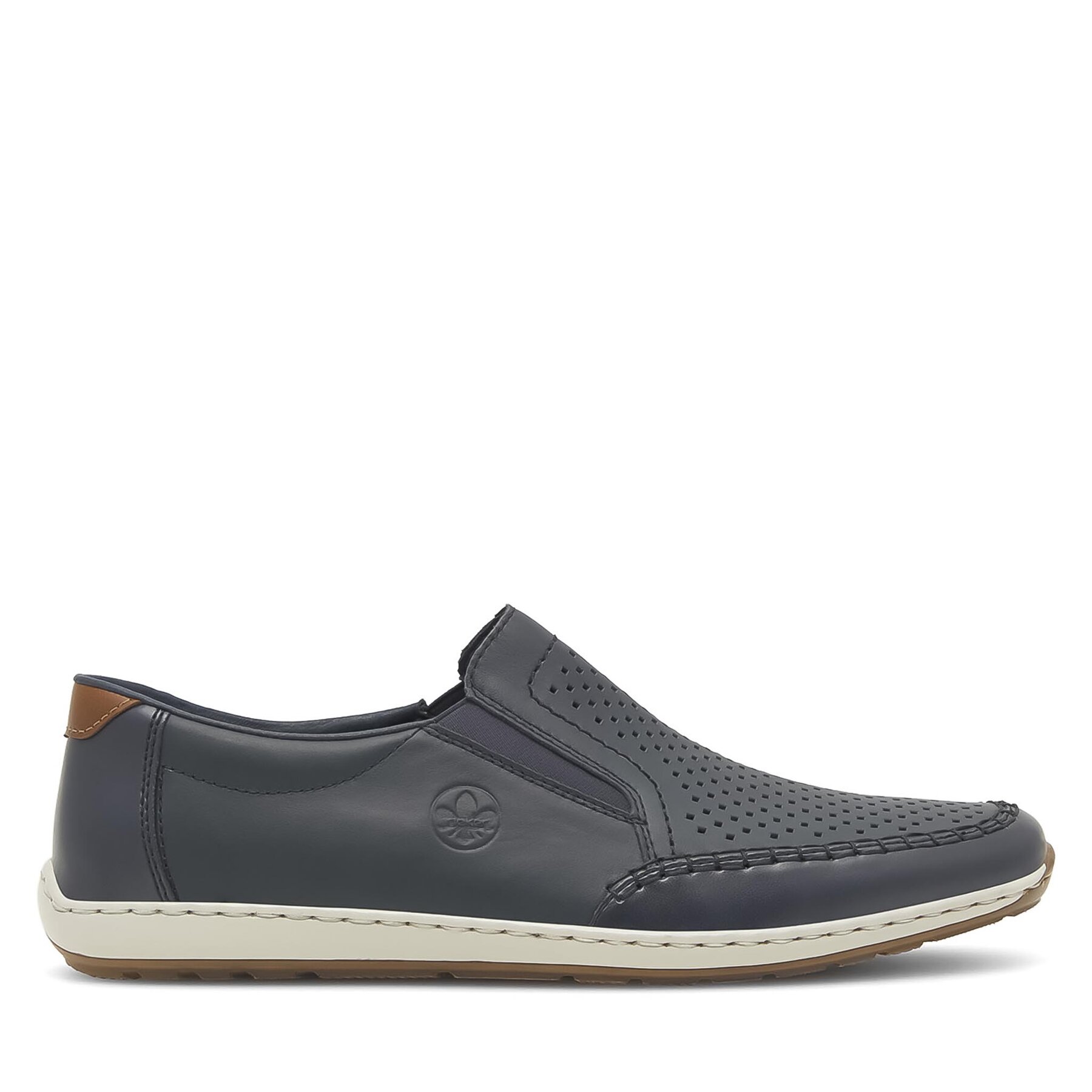Polobotky Rieker 08868-15 Tmavomodrá