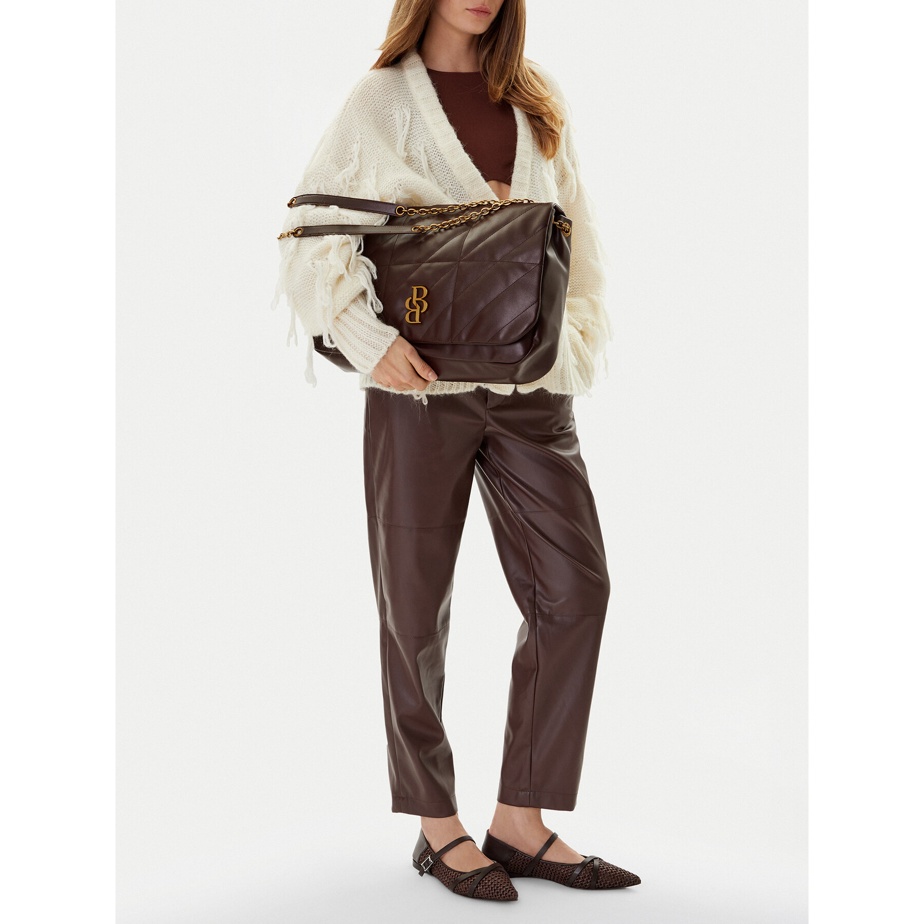 Borsetta Badura CEO-ADELINE-LDA8054-1 Marrone