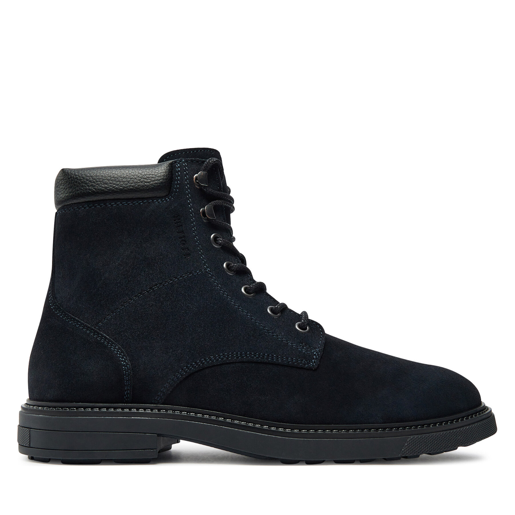 Męskie Tommy Hilfiger Kozaki, Rozmiar 40 Granatowy Outdoor Suede FM0FM05193