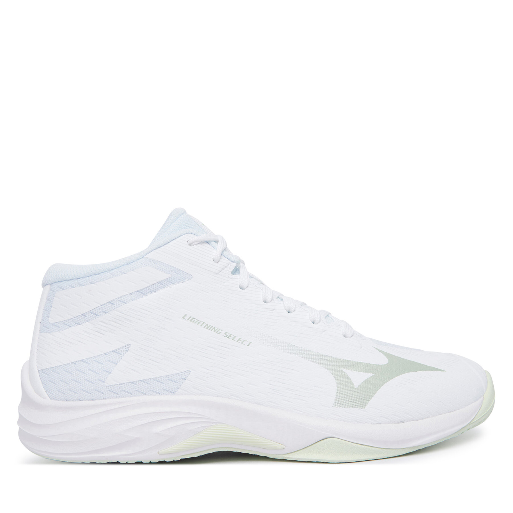 Încălțăminte pentru sporturi de interior Mizuno Lightning Select Mid V1GC2675 Alb
