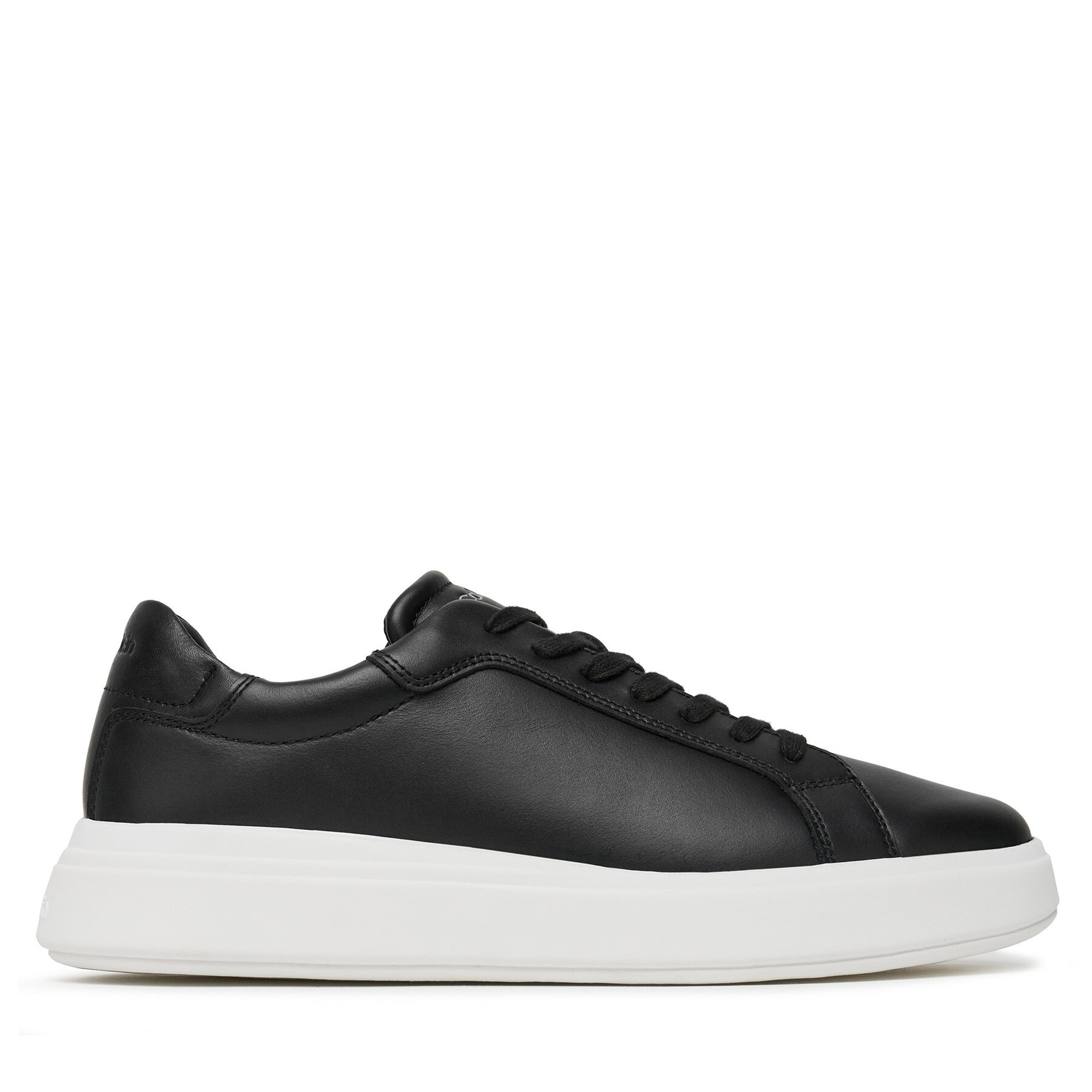 Sneakersy Calvin Klein Low Top Lace Up Lth HM0HM01016 Čierna