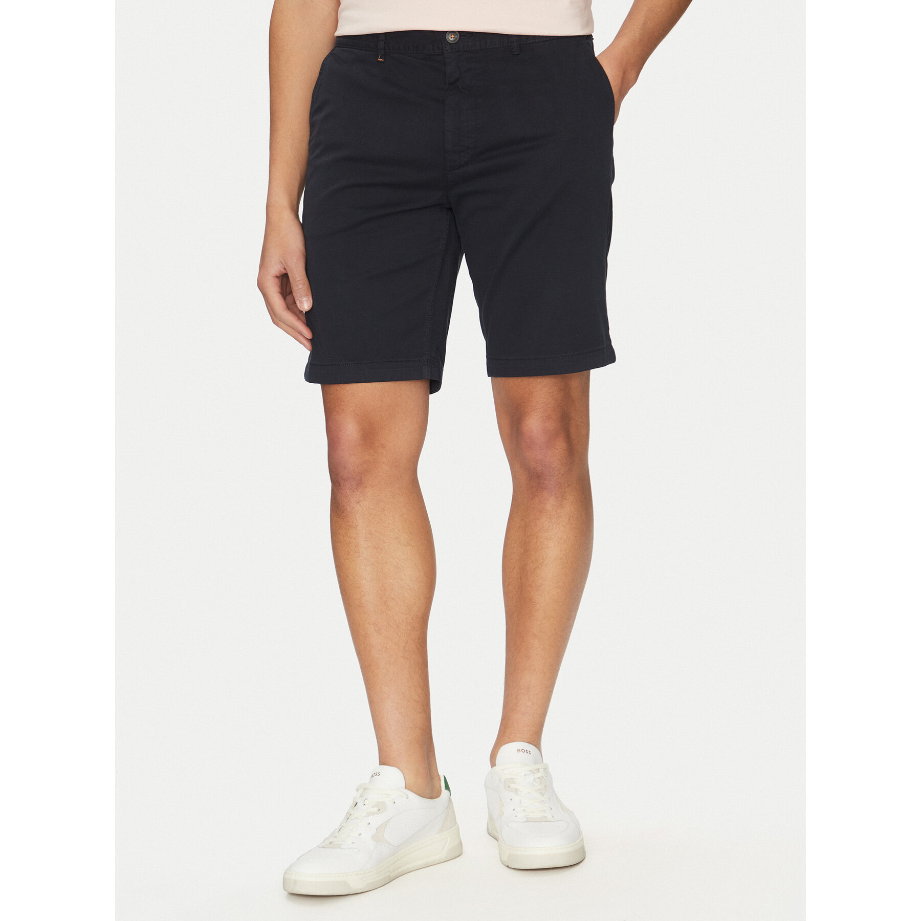 BOSS Stoffshorts 50536723 Dunkelblau Slim Fit