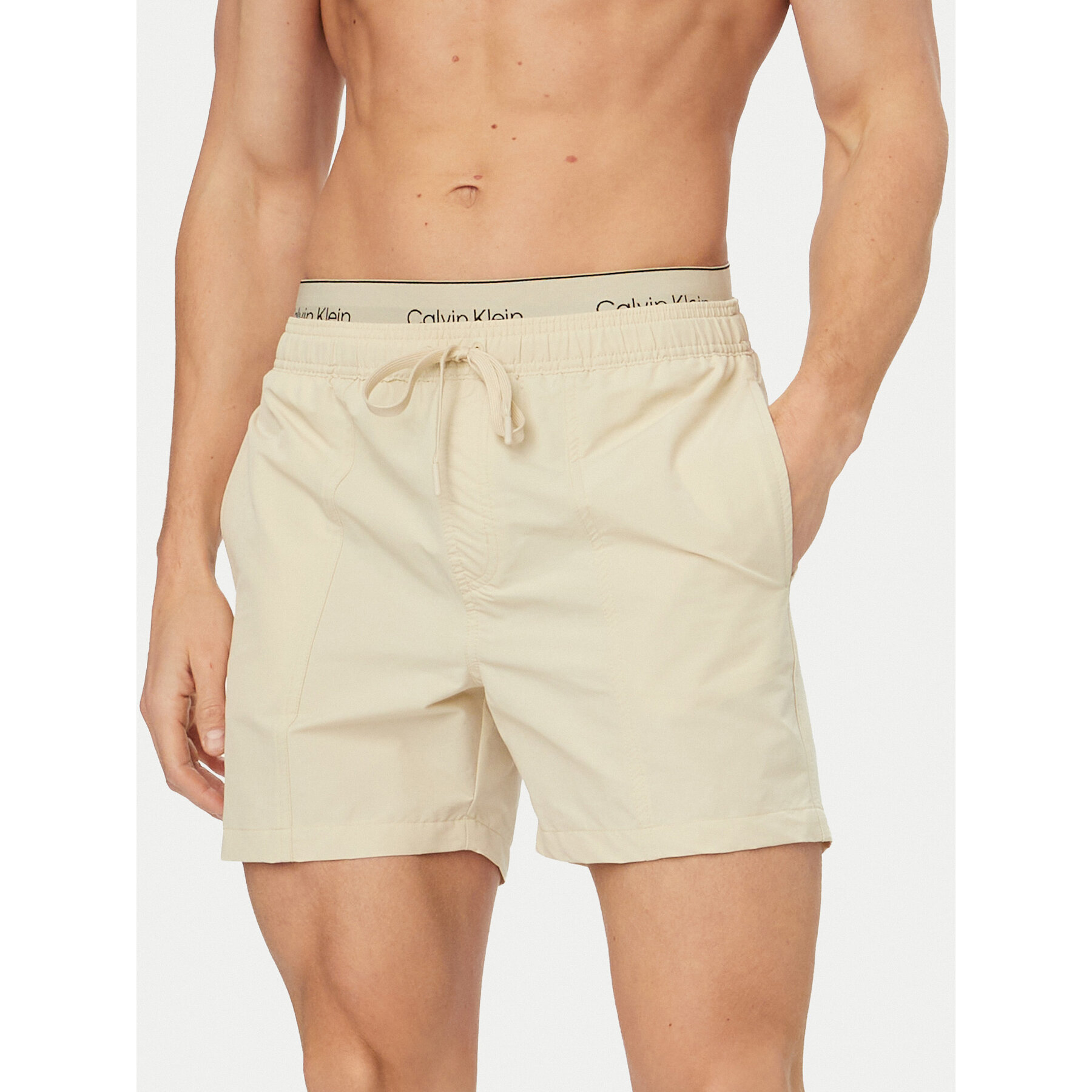 Calvin Klein Swimwear Badeshorts LV00N61017 Grau Regular Fit
