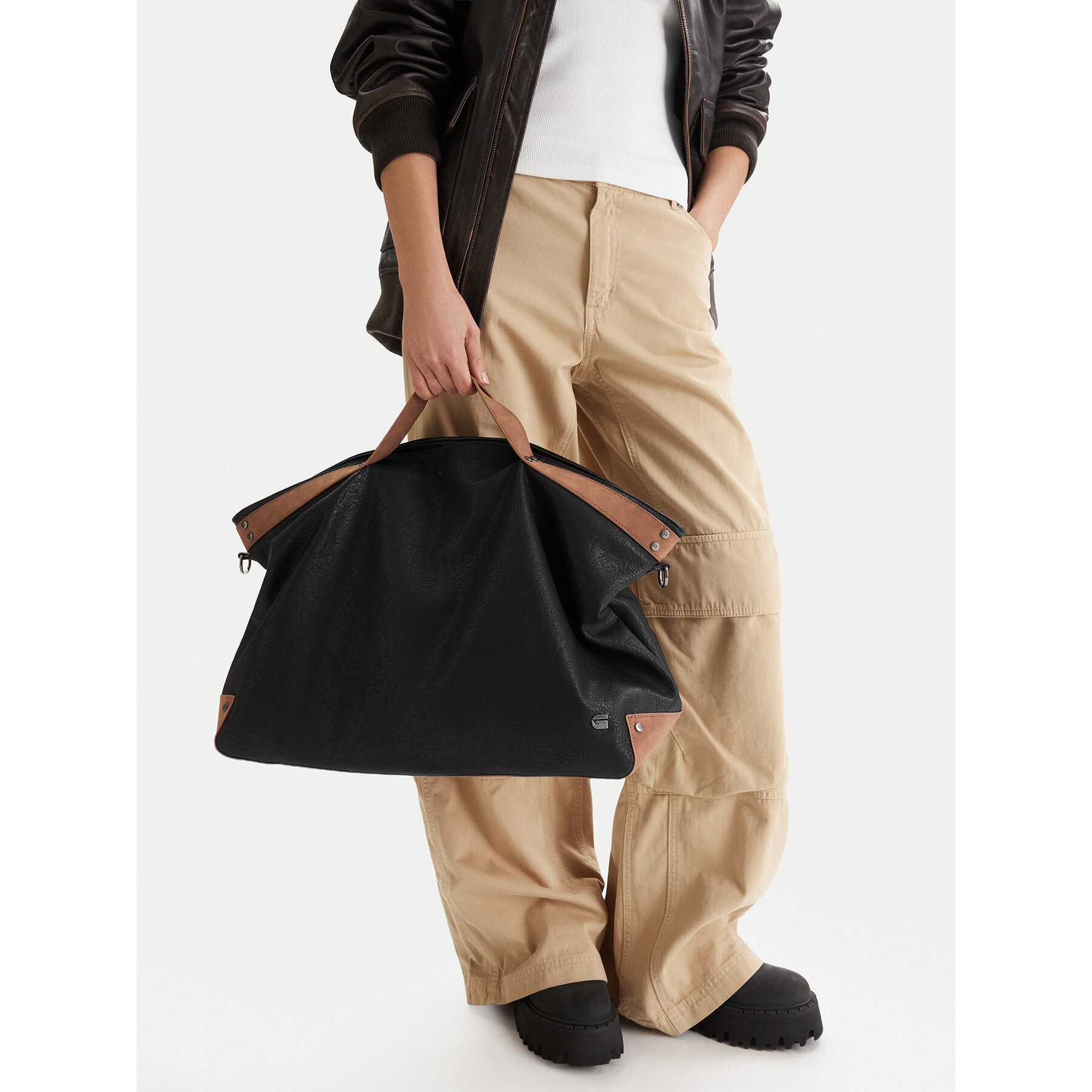 Torba za vikend G-Star Raw EO-BW-B53782 Črna