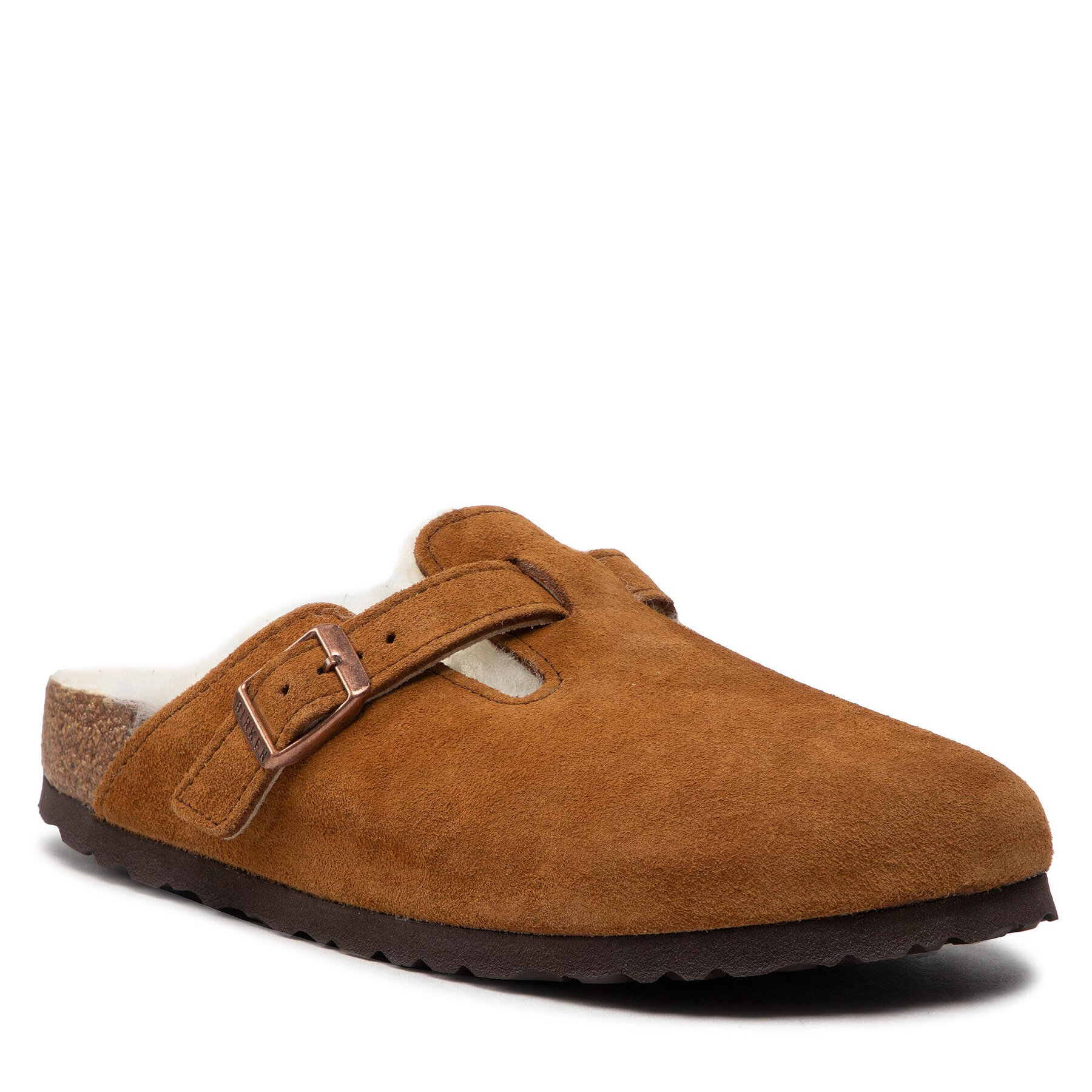 Natikači Birkenstock Boston Vl/Sheraling 1001141 Rjava