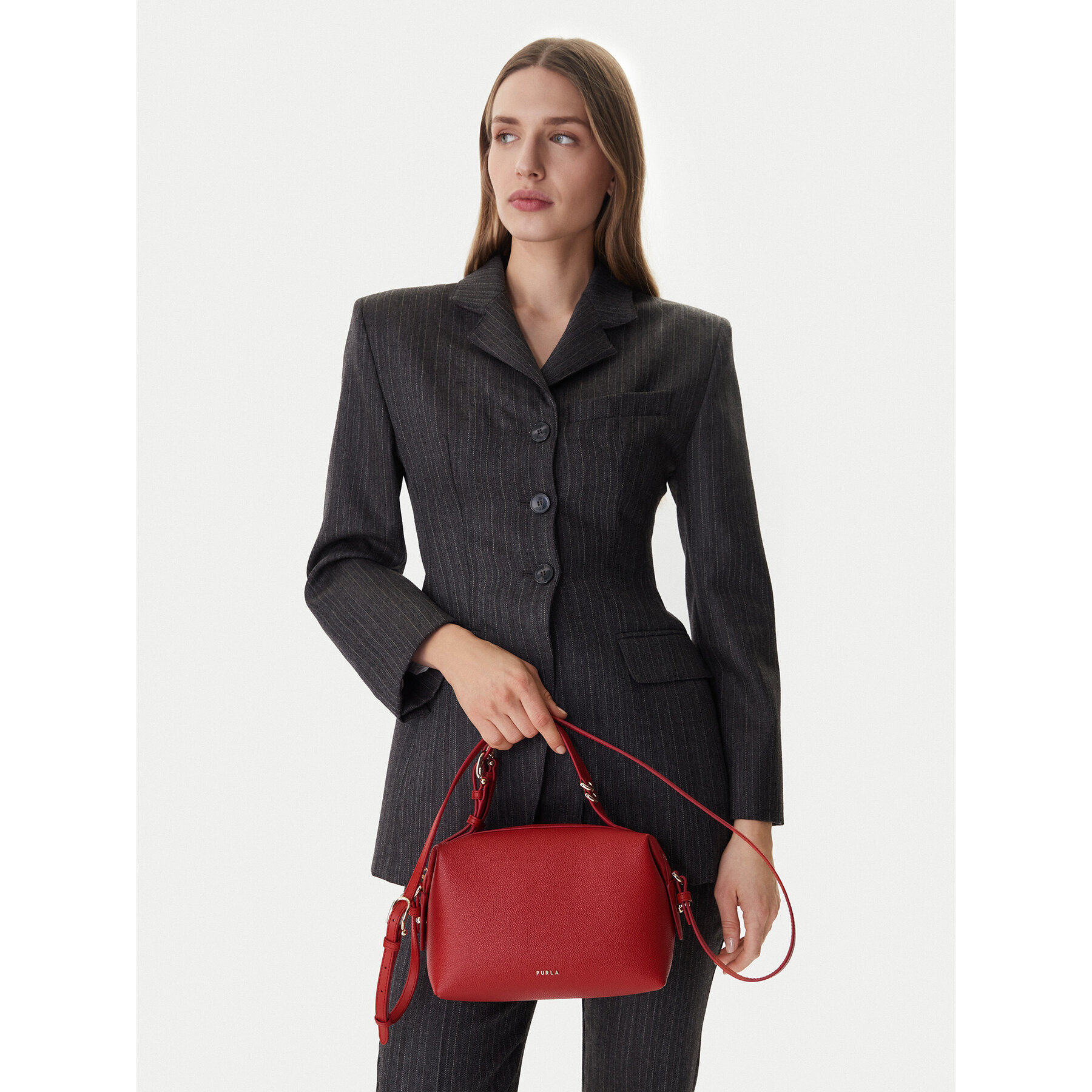 Borsetta Furla Double Mini WE00870 BX3036 KH 4484S Rosso