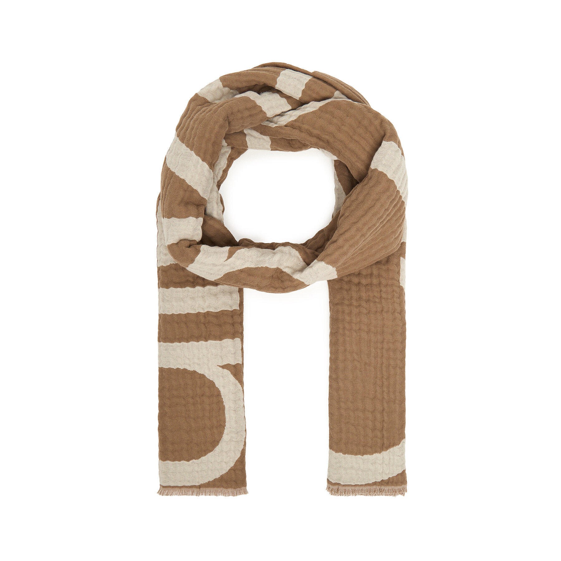 Šál Calvin Klein K60K612879 Béžová