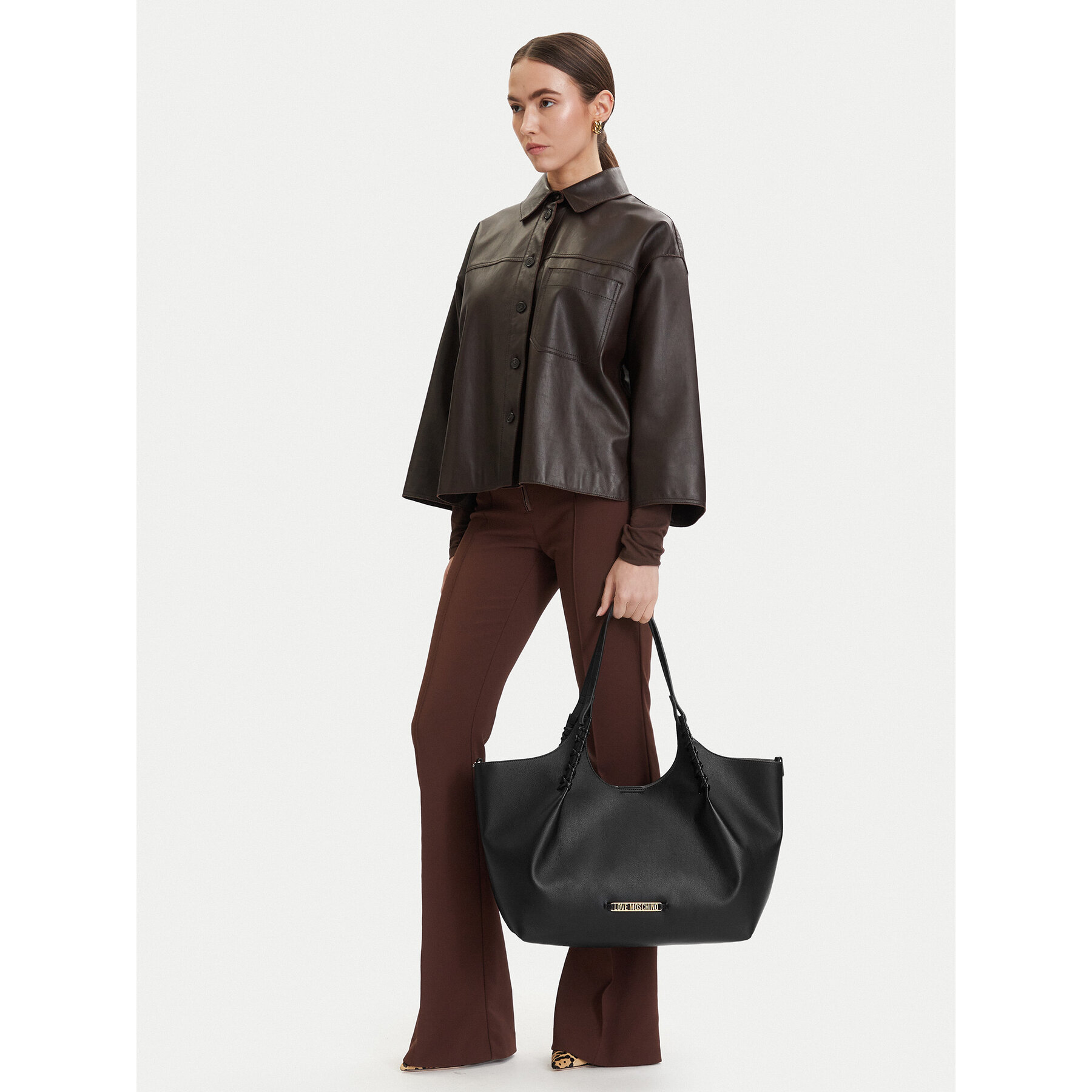 Τσάντα LOVE MOSCHINO JC4297PP0OKL0000 Μαύρο