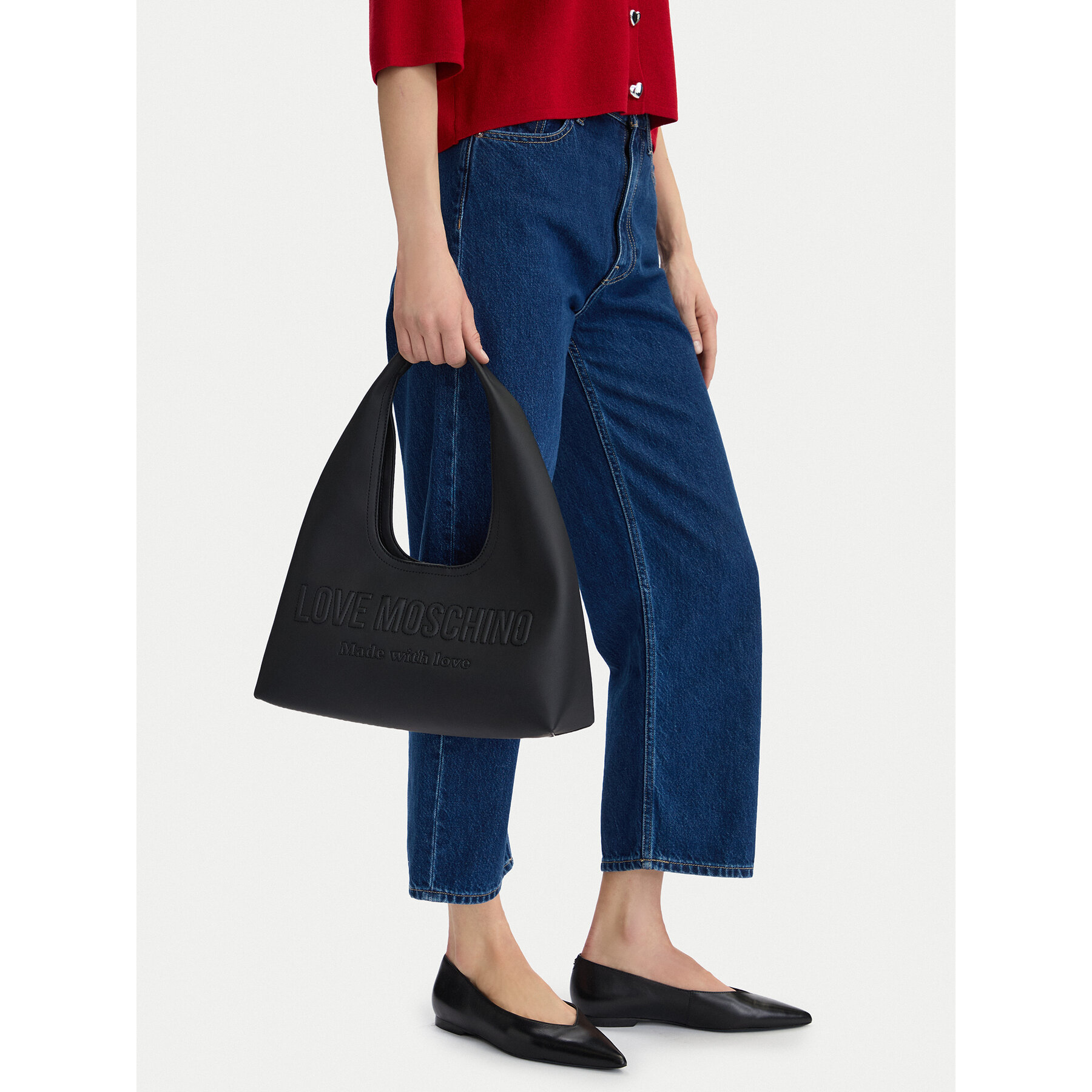 Τσάντα LOVE MOSCHINO JC4047PP0OLE0000 Μαύρο