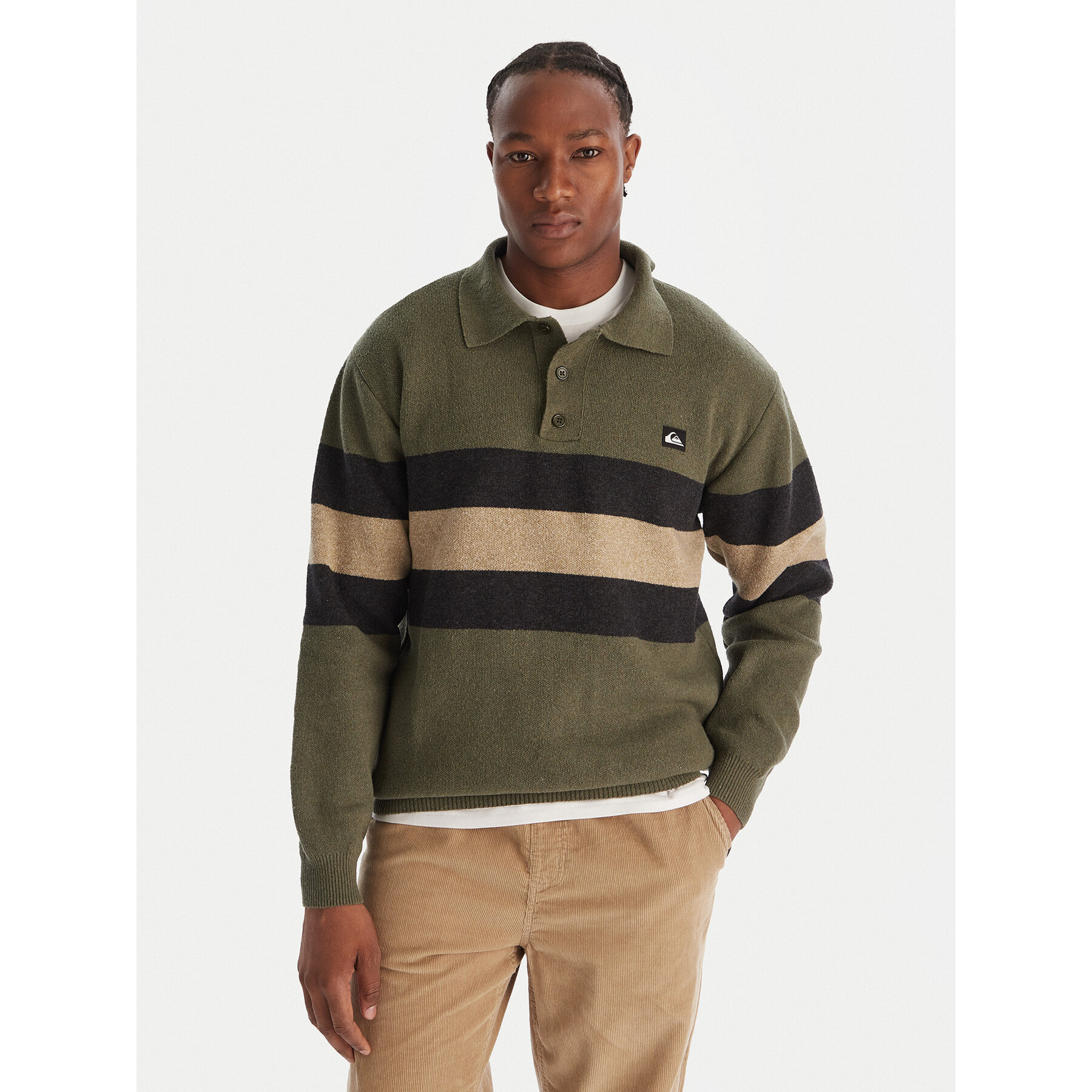 Quiksilver Pullover Cooper EQYSW03331 Grün Regular Fit