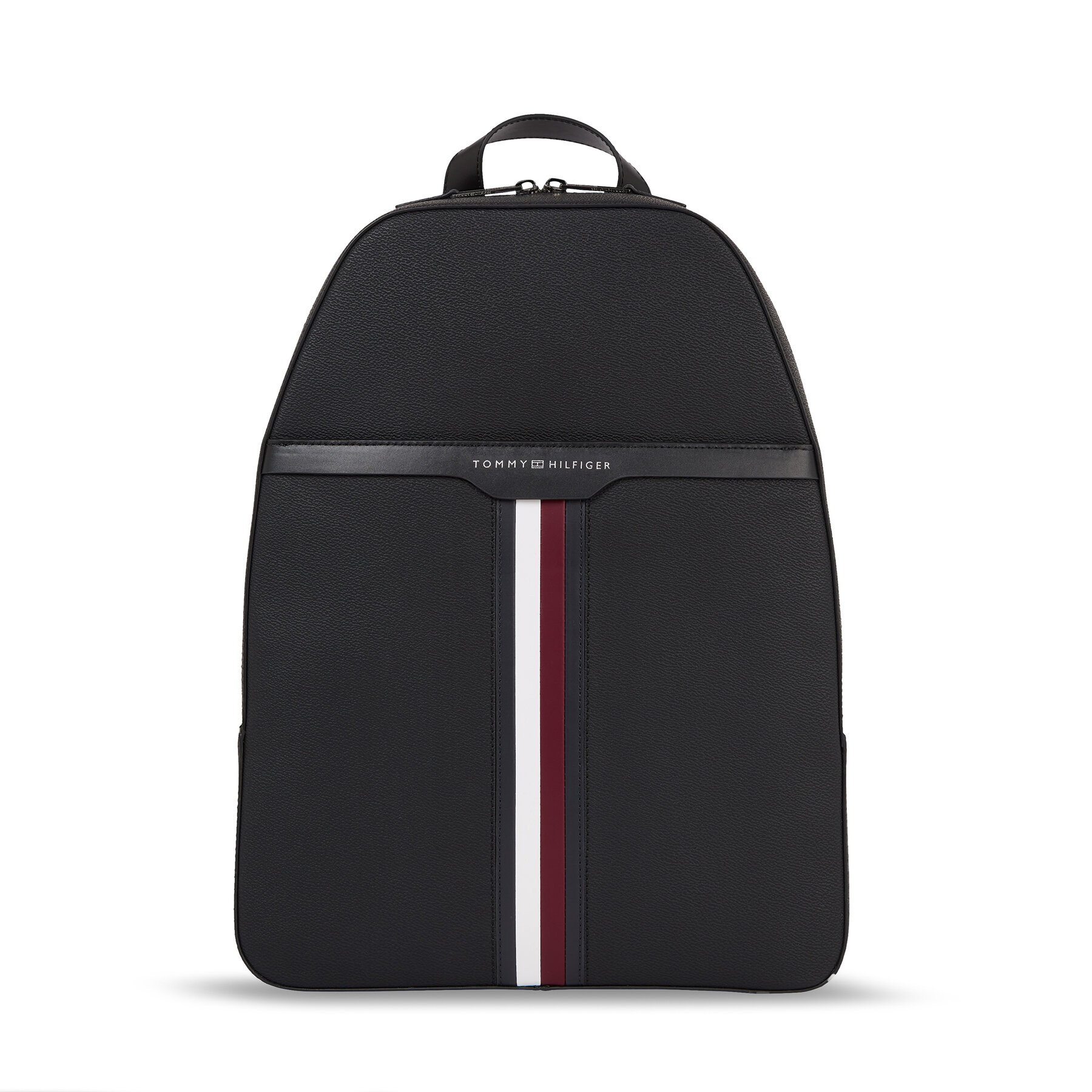 Męski Plecak Tommy Hilfiger Czarny Th Coated Canvas Backpack AM0AM11533