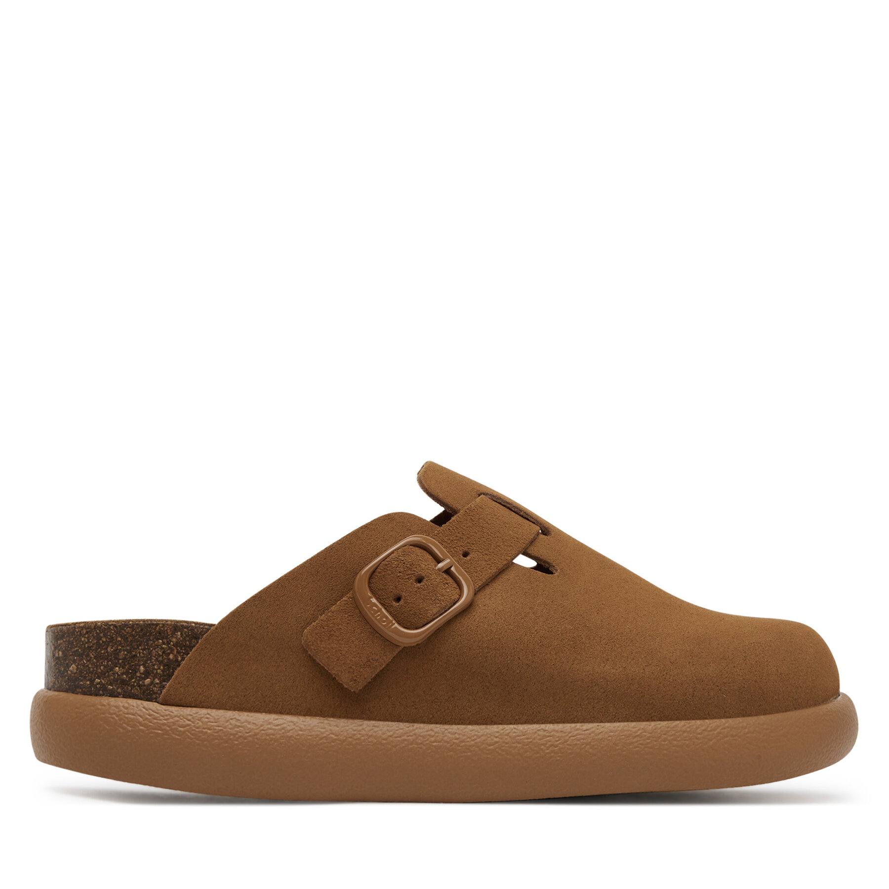 Damen Pantoletten Scholl, Schuhgröße 42, Braun, Fea Chunky F32257