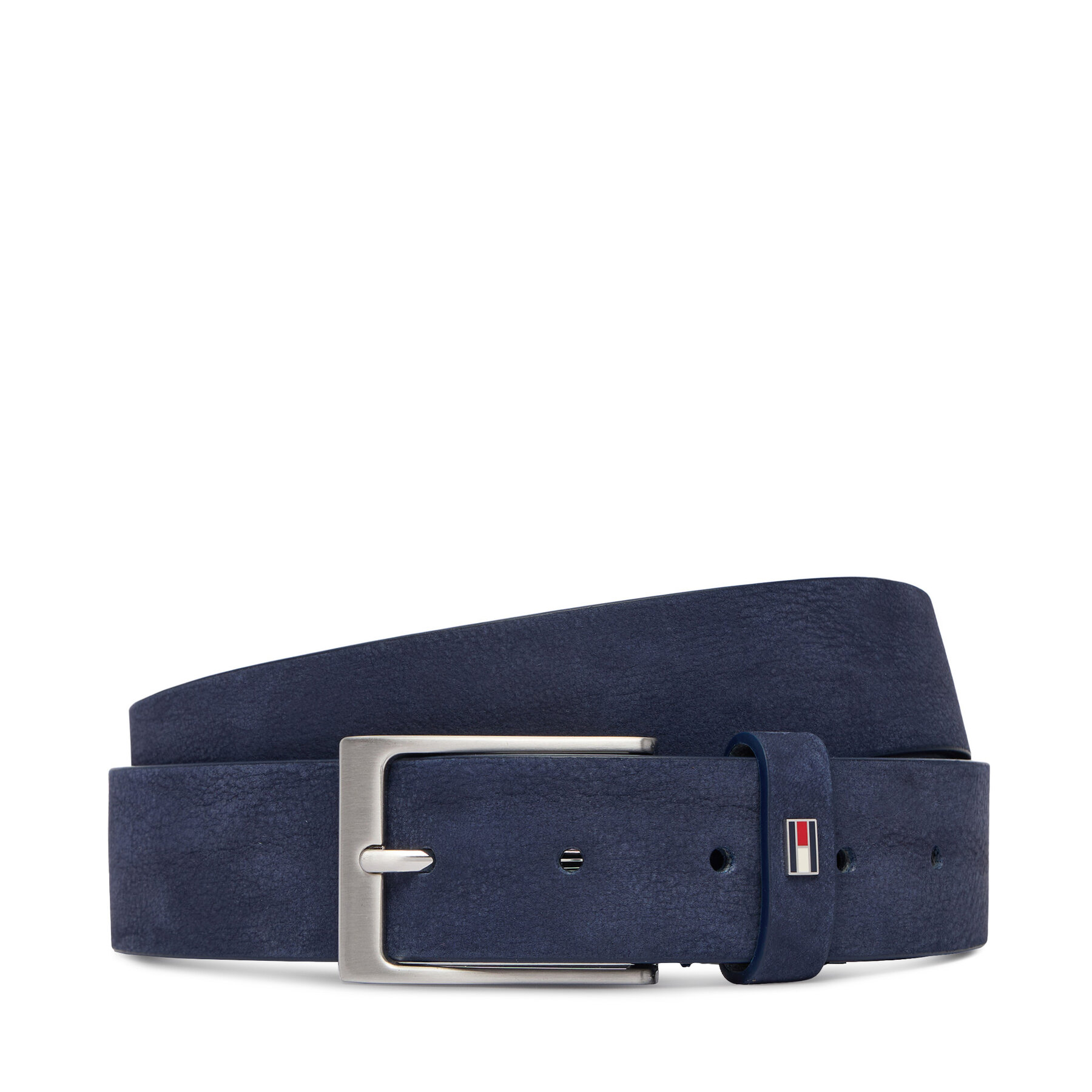 Curea Tommy Hilfiger Layton 3.5 Nubuck AM0AM15047 Bleumarin