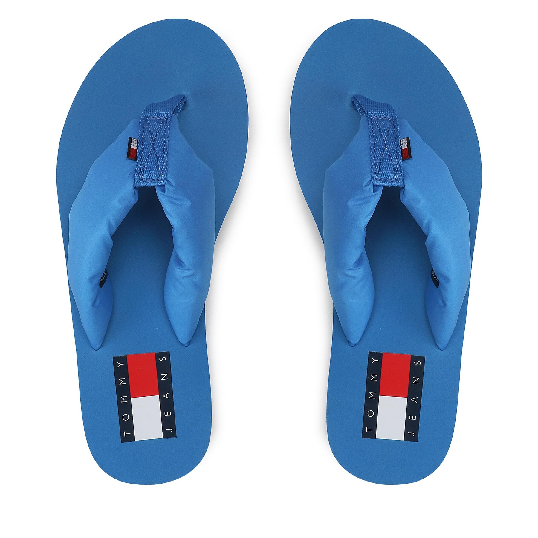 Tongs Tommy Jeans Webbing Mid Beach Sndl Nw Strip EN0EN02114 Bleu