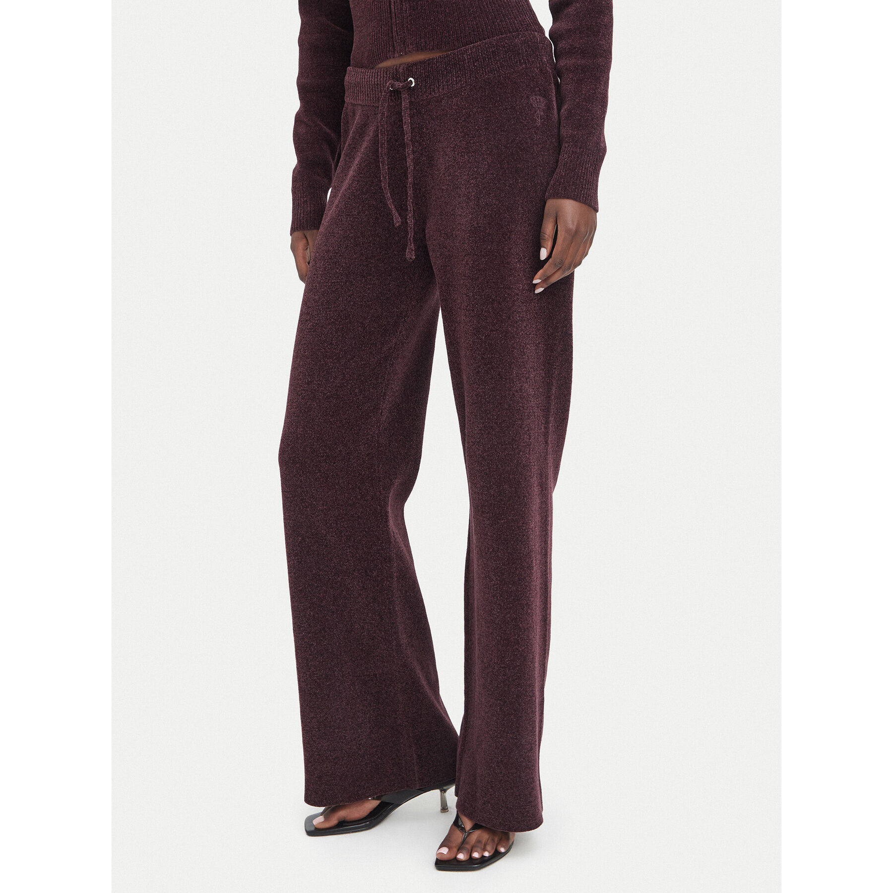 Juicy Couture Donji dio trenerke JCWEB006 Tamnocrvena Regular Fit