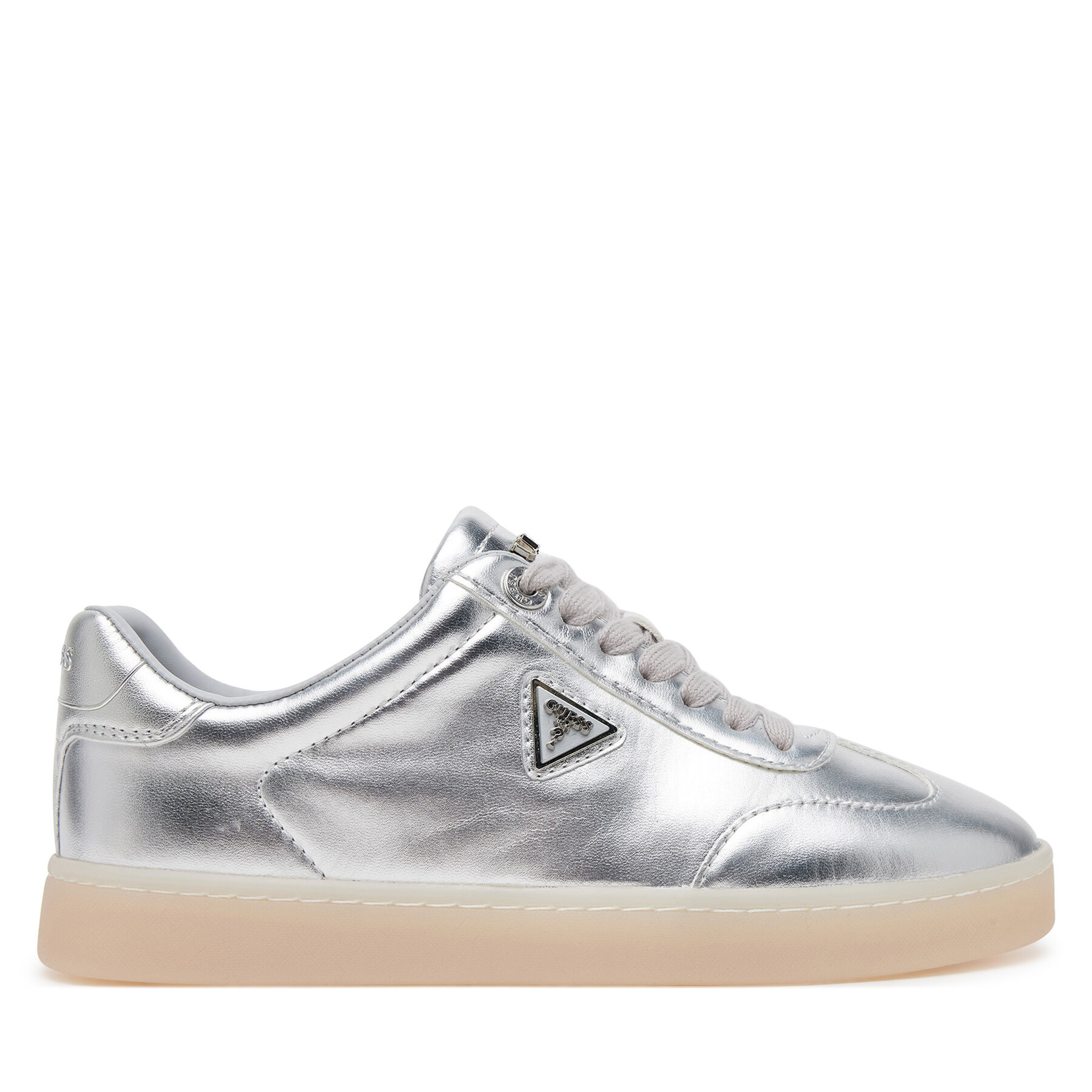 Sneakersy Guess FLJJAZLEM12 Strieborná