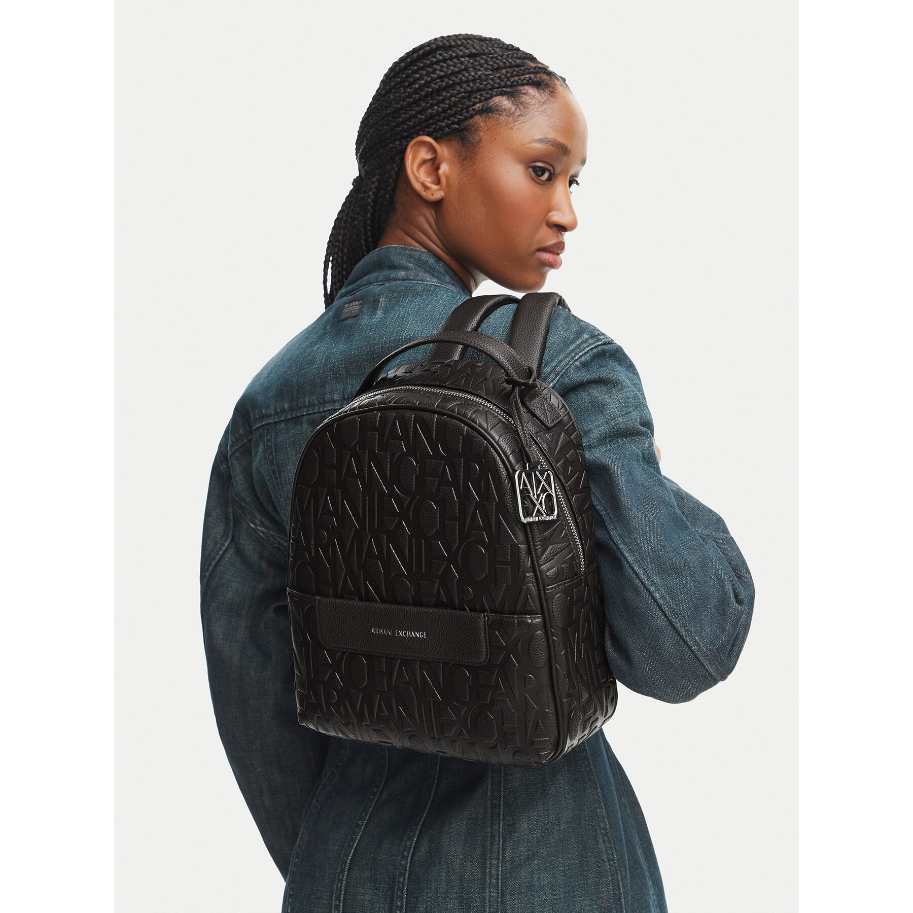 Раница Armani Exchange XW002234 AF15774 U6032 Тъмнокафяв