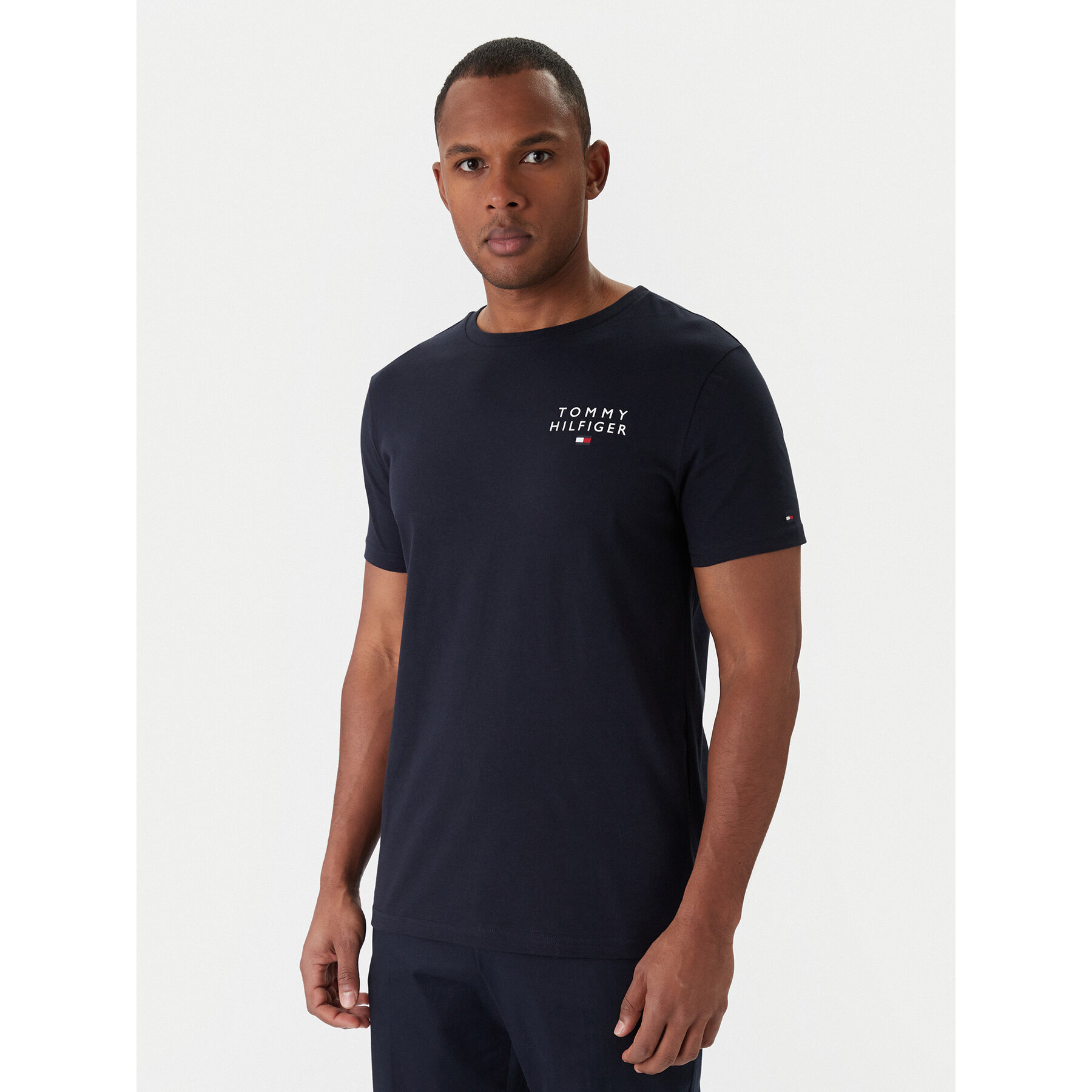 Tommy Hilfiger T-Shirt UM0UM02916 Σκούρο μπλε Regular Fit
