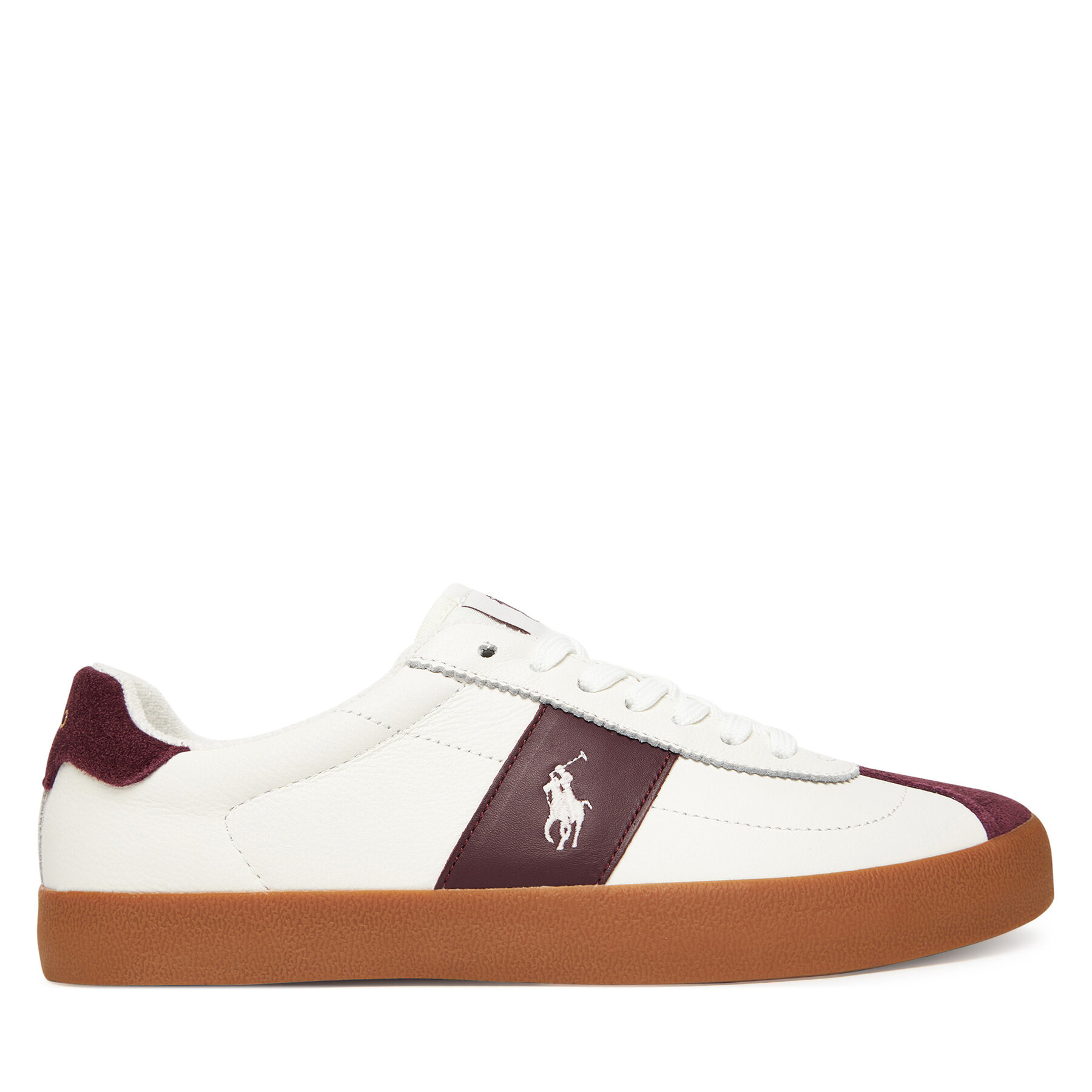 Sneakersy Polo Ralph Lauren Court Vlc Pp 816974111001 Bílá