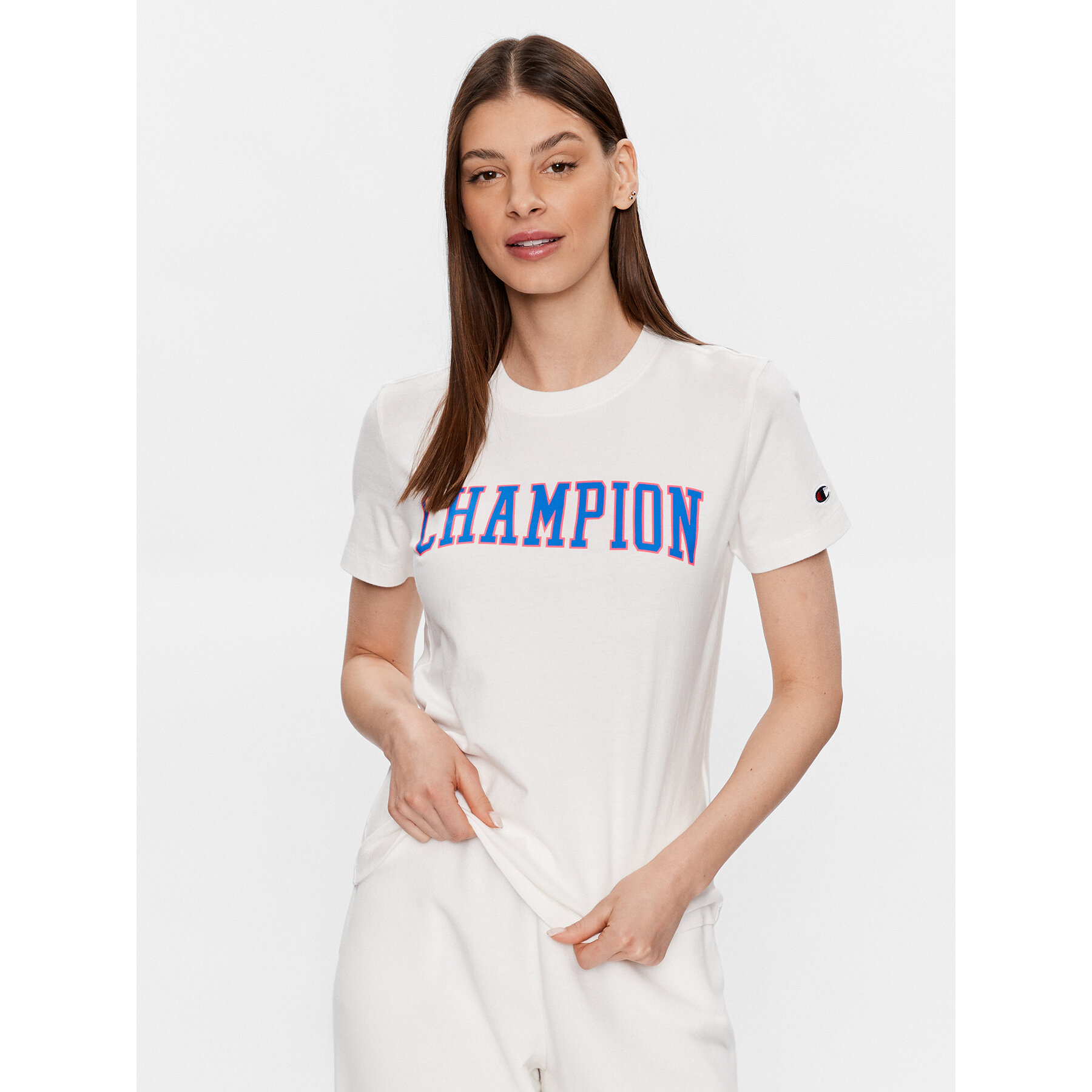 Champion Póló 116084 Fehér Regular Fit