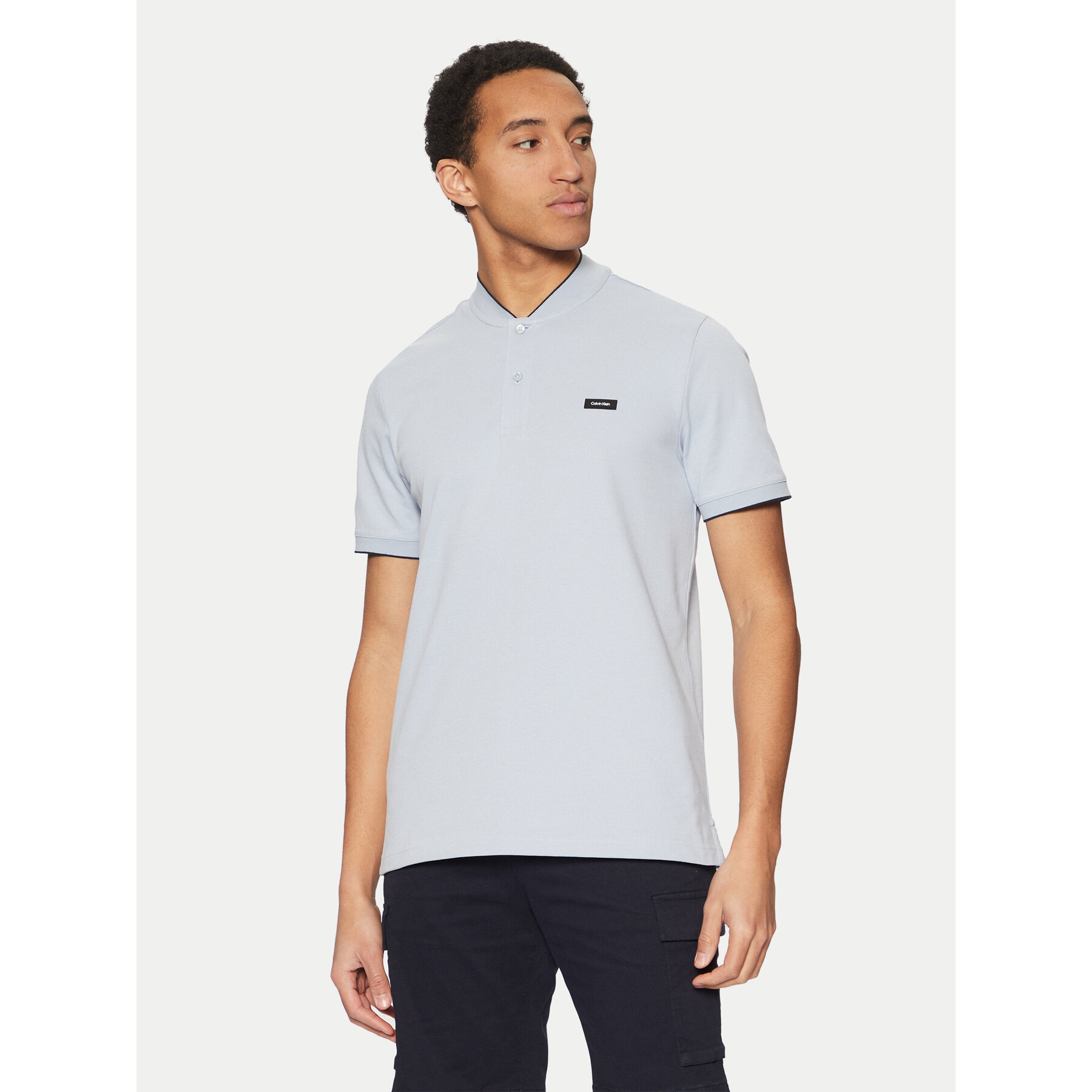 Calvin Klein Polo K10K114139 Blu Regular Fit