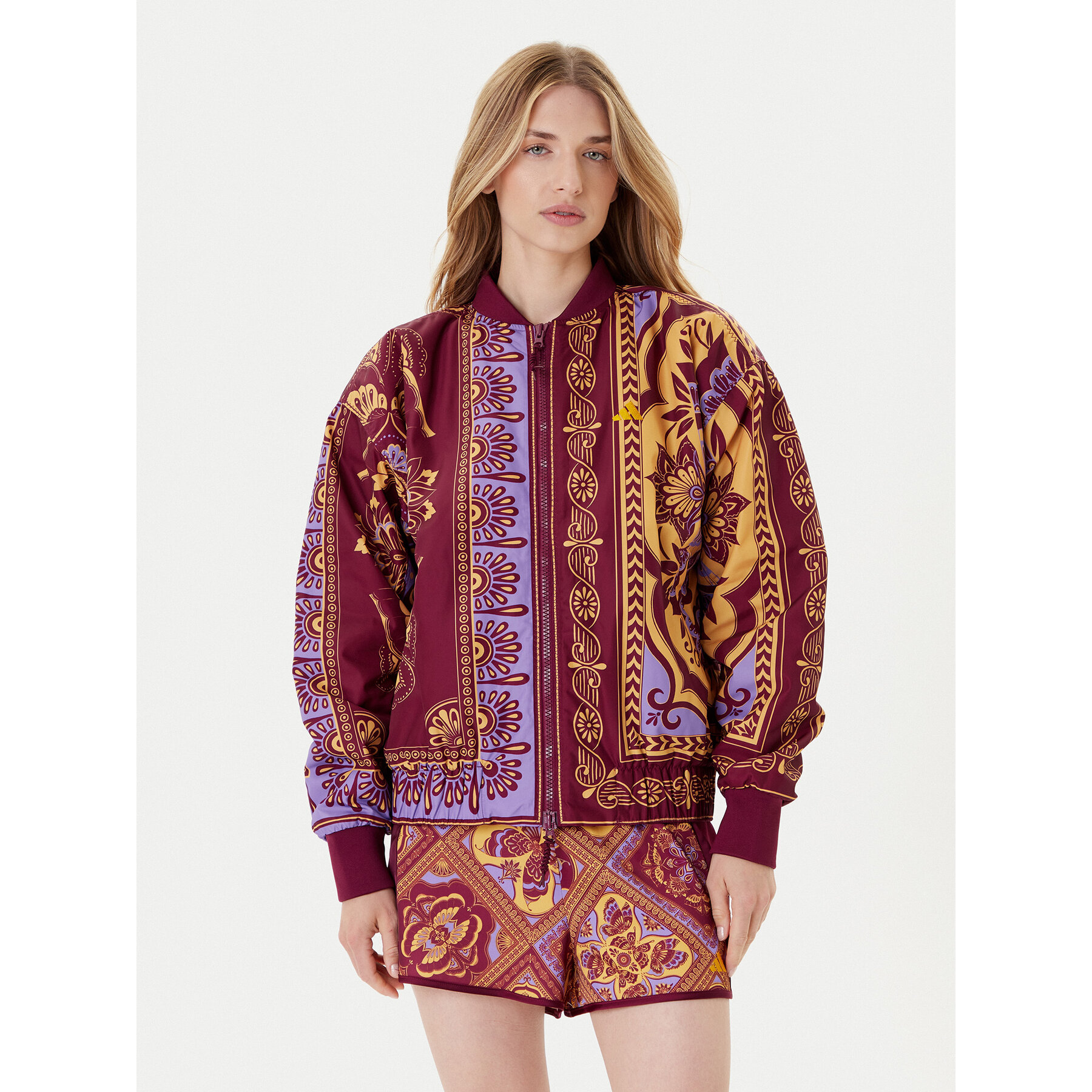 adidas Übergangsjacke Farm Varsity JL8621 Bunt Oversize