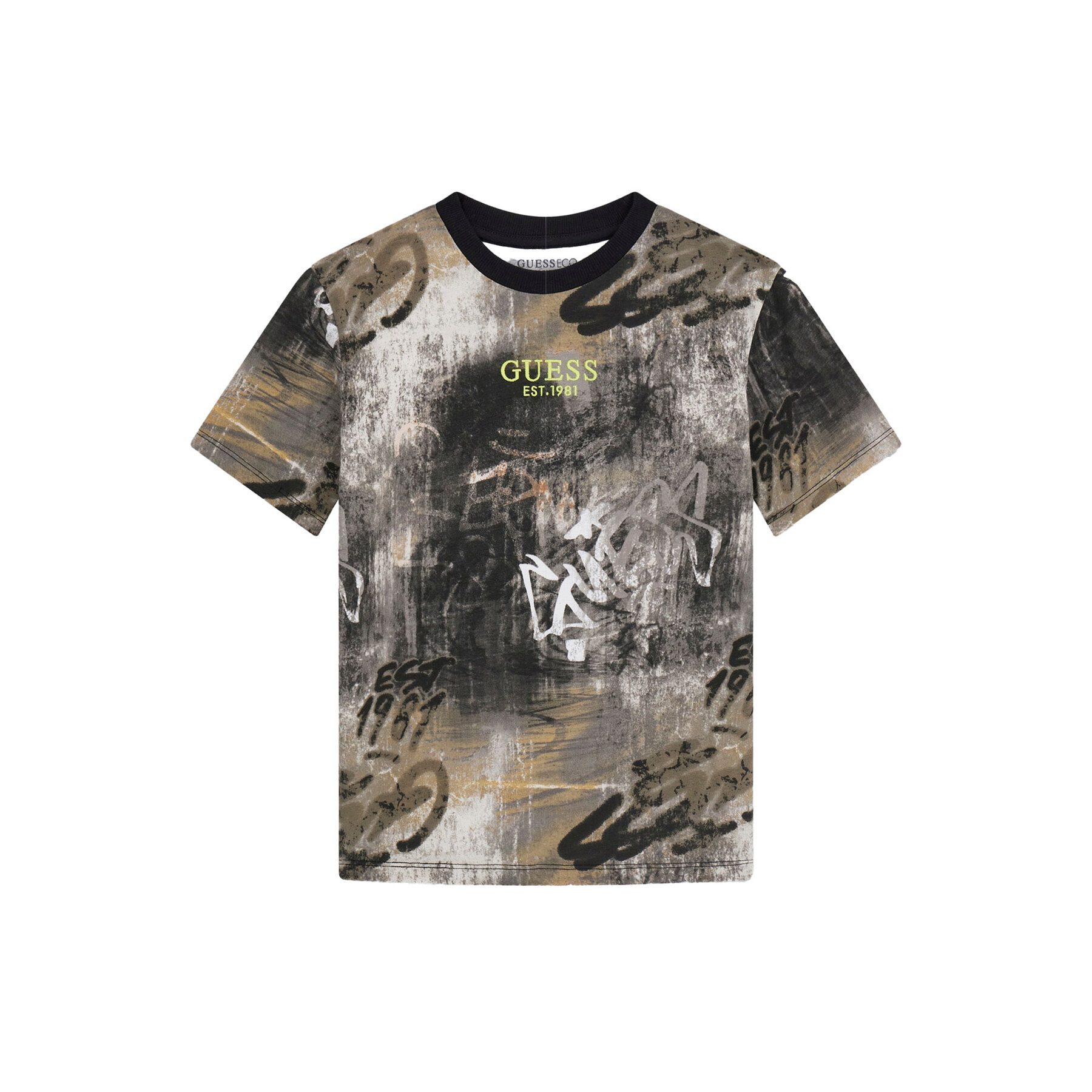 Guess T-shirt L6RI04 K8HM4 Šarena Oversize