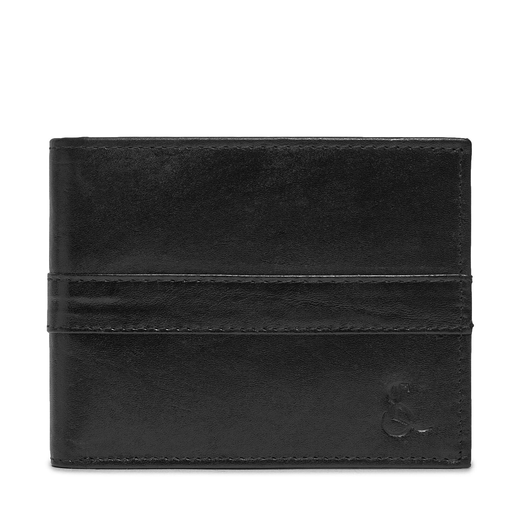 Cartera grande para hombre Semi Line P8265-0 Negro