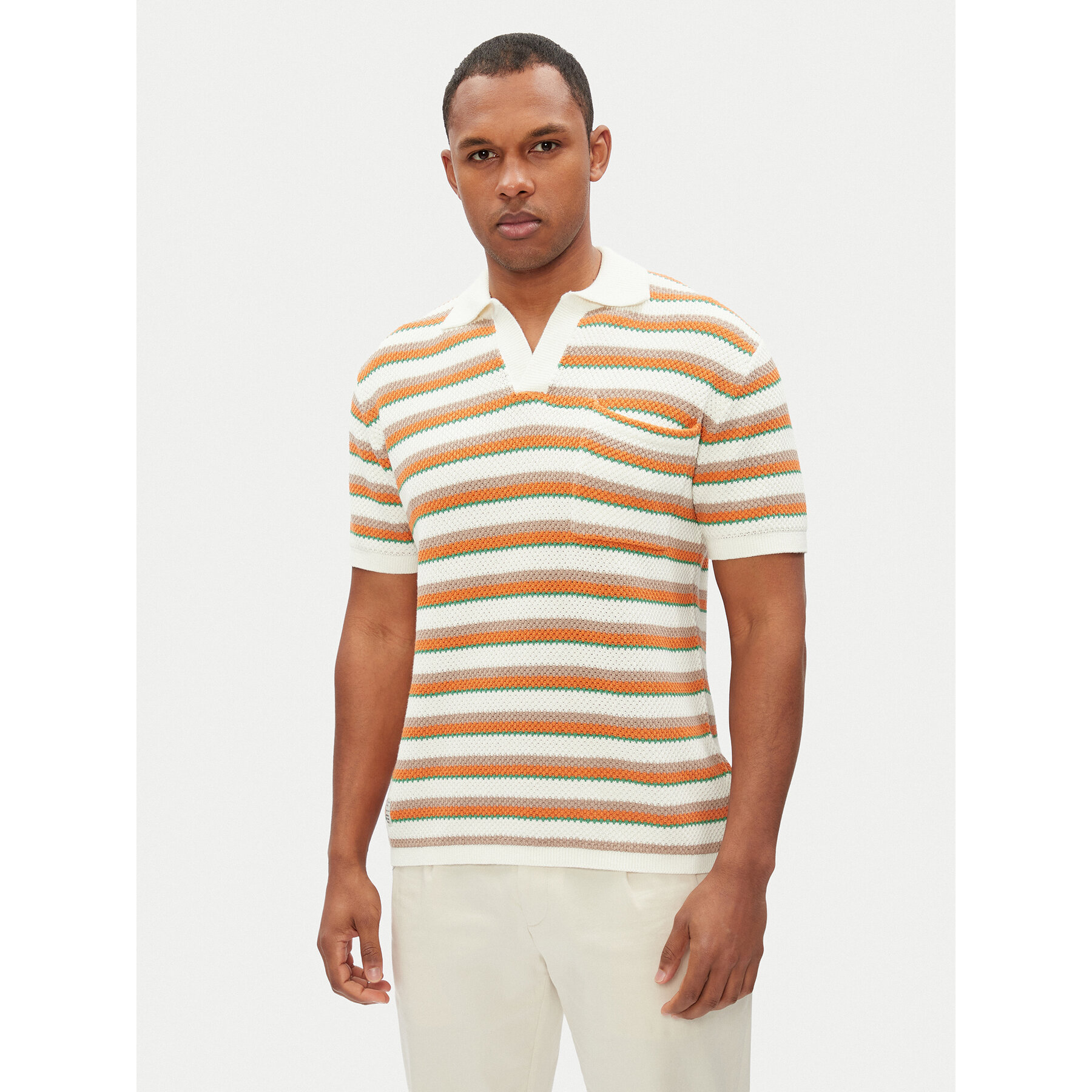 Pepe Jeans Pólóing PM702510 Bézs Regular Fit