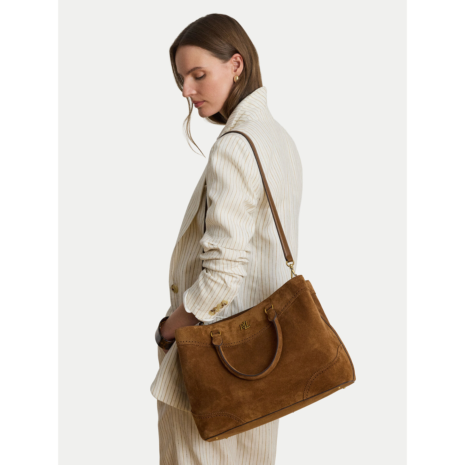 Kabelka LAUREN RALPH LAUREN 431P15645001 Hnedá