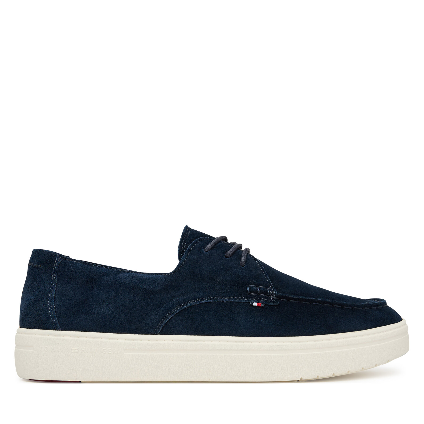 Cipele Tommy Hilfiger Casual Suede Stitch Toe Hybrid FM0FM05707 Tamnoplava