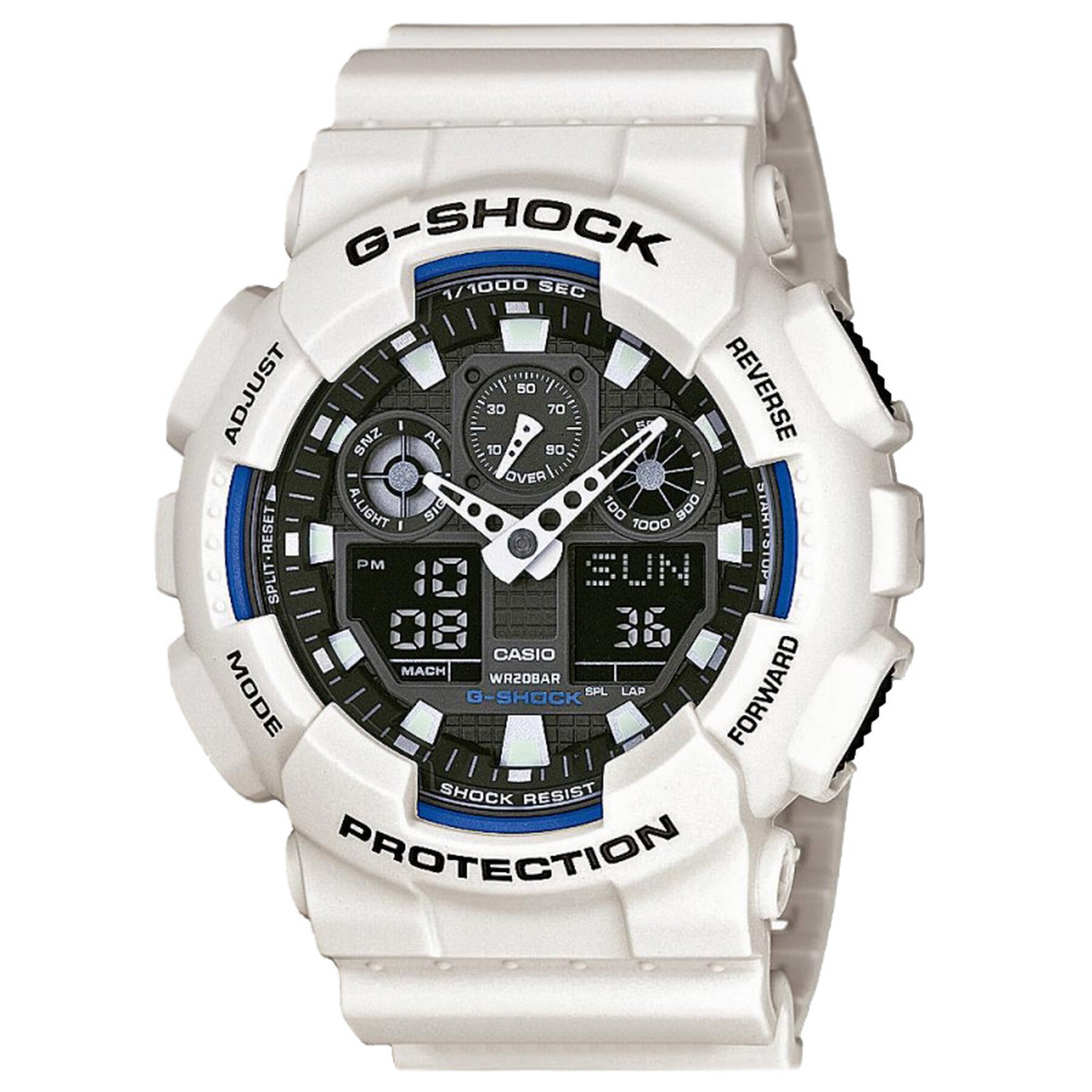 Ročna ura G-Shock GA-100B-7AER White/Black