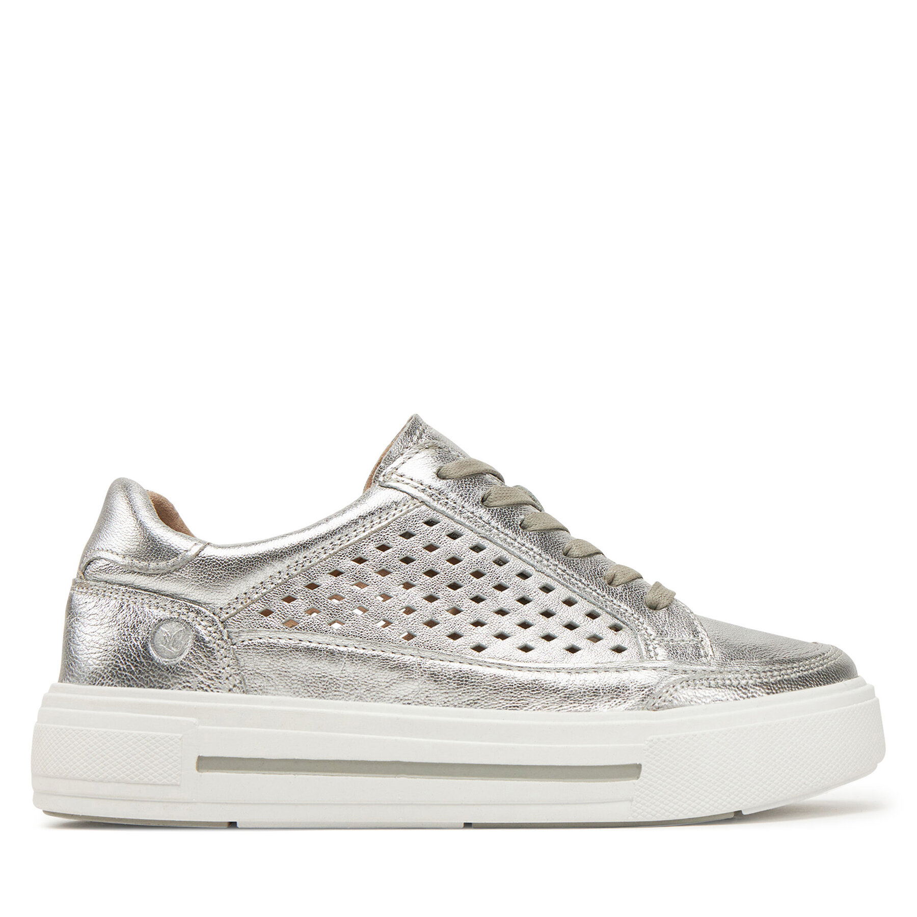 Damskie Sneakersy Caprice, Rozmiar 38.5 Srebrny 9-23719-44
