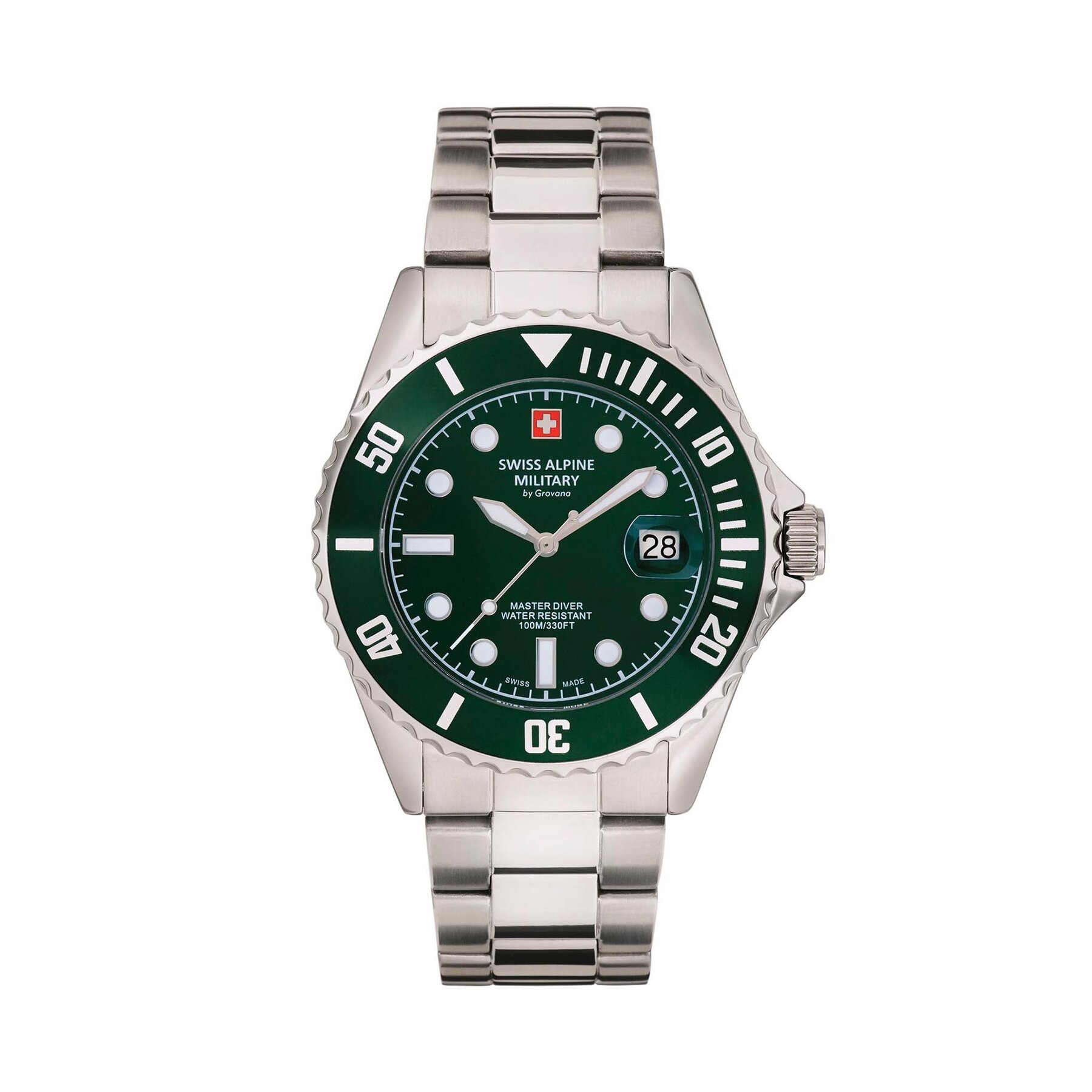 

Годинник Swiss Alpine Military Grovana 7053.1134 Silver, Срібний