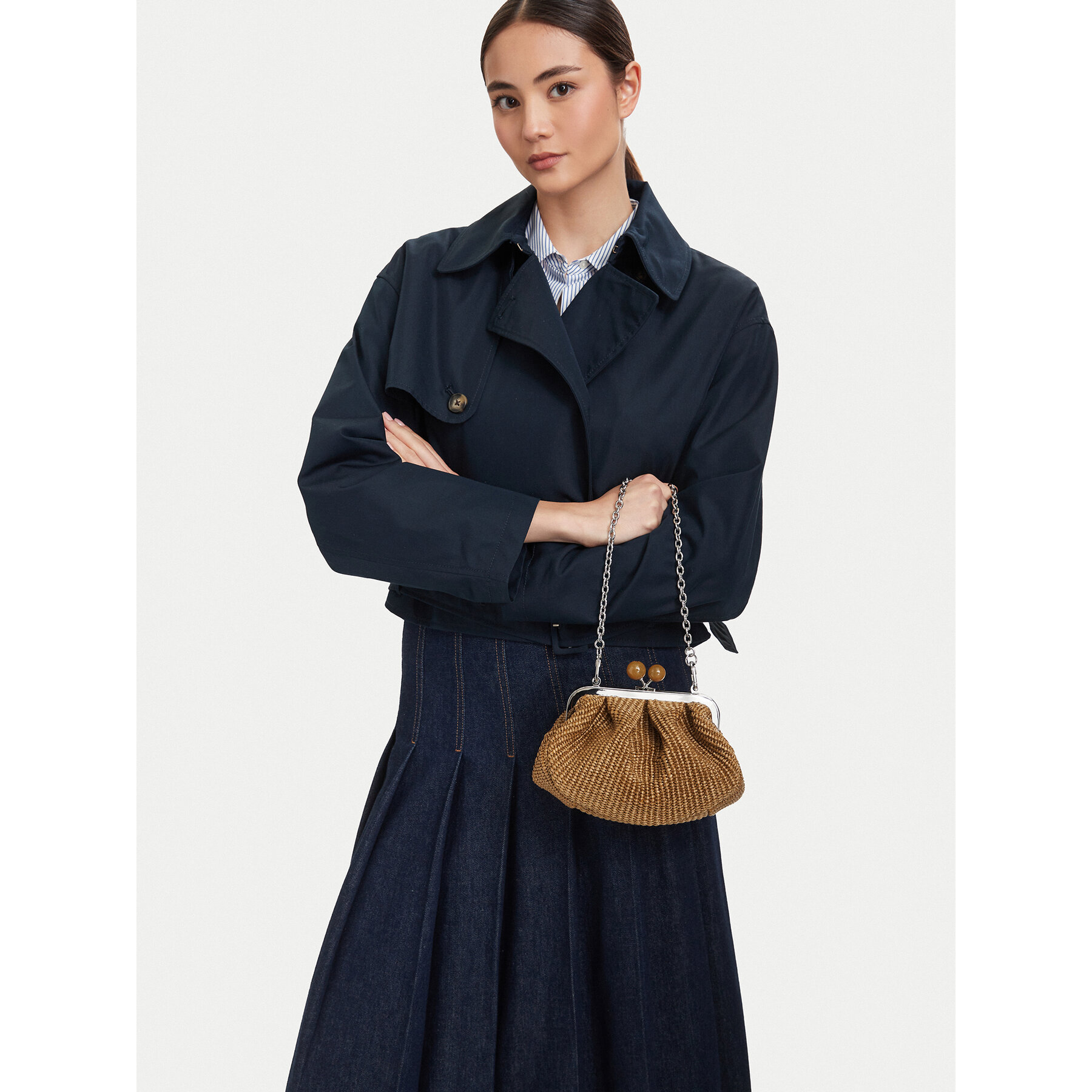 Geantă Weekend Max Mara Pasticcino 2615511115650 Portocaliu