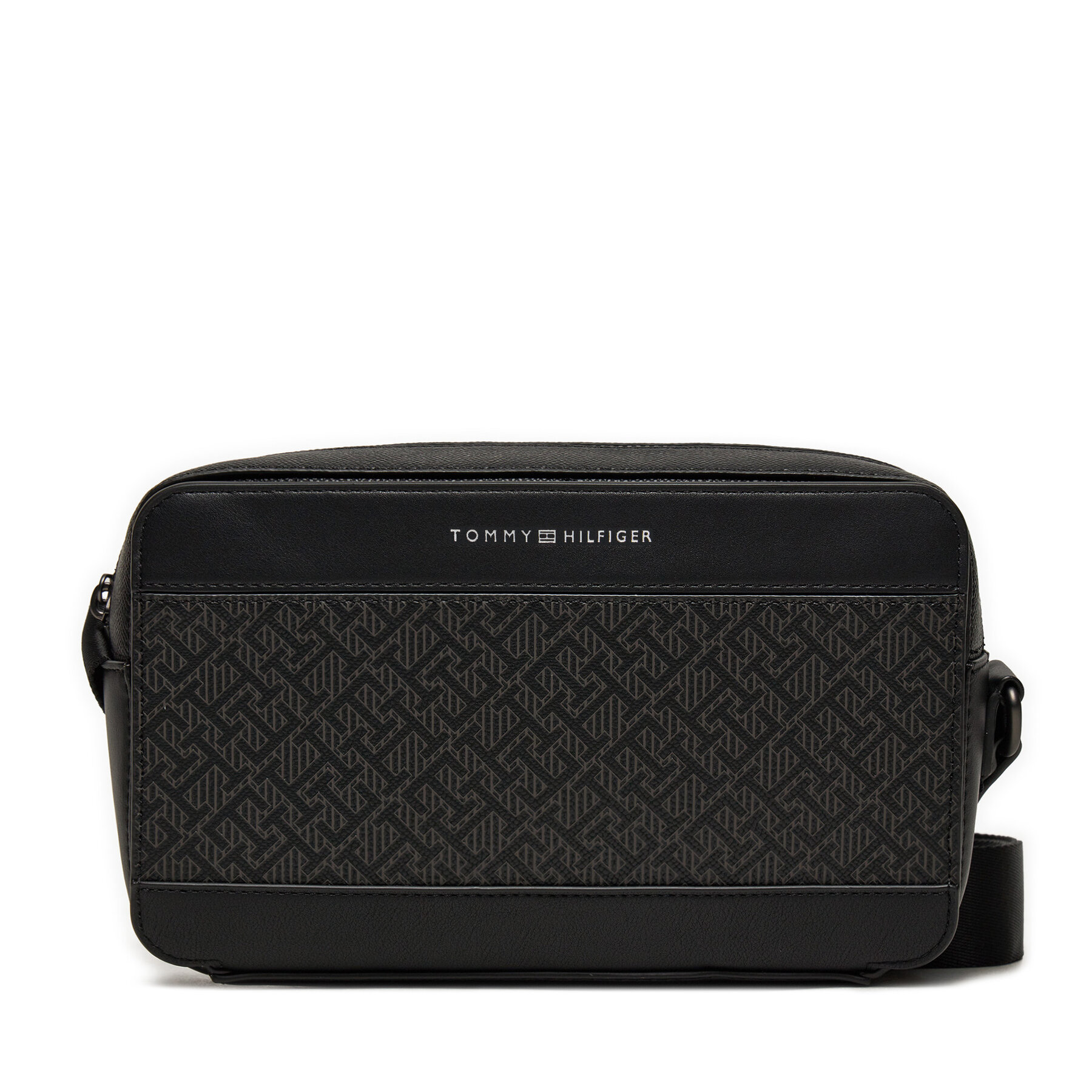 Bandolera Tommy Hilfiger Monogram AM0AM12701 Negro