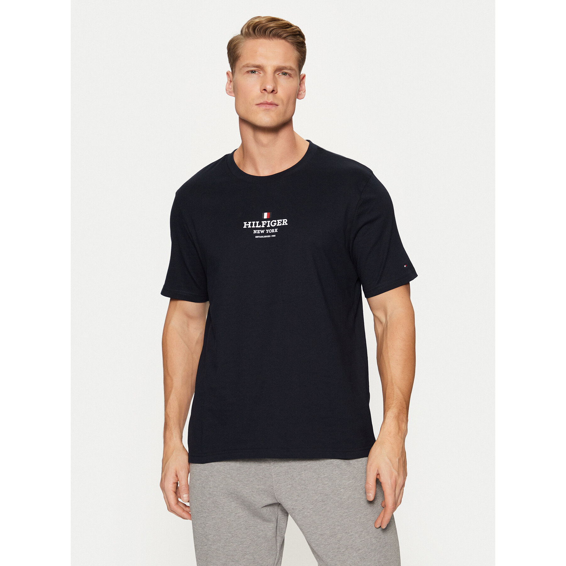 Tommy Hilfiger Póló MW0MW38980 Sötétkék Regular Fit