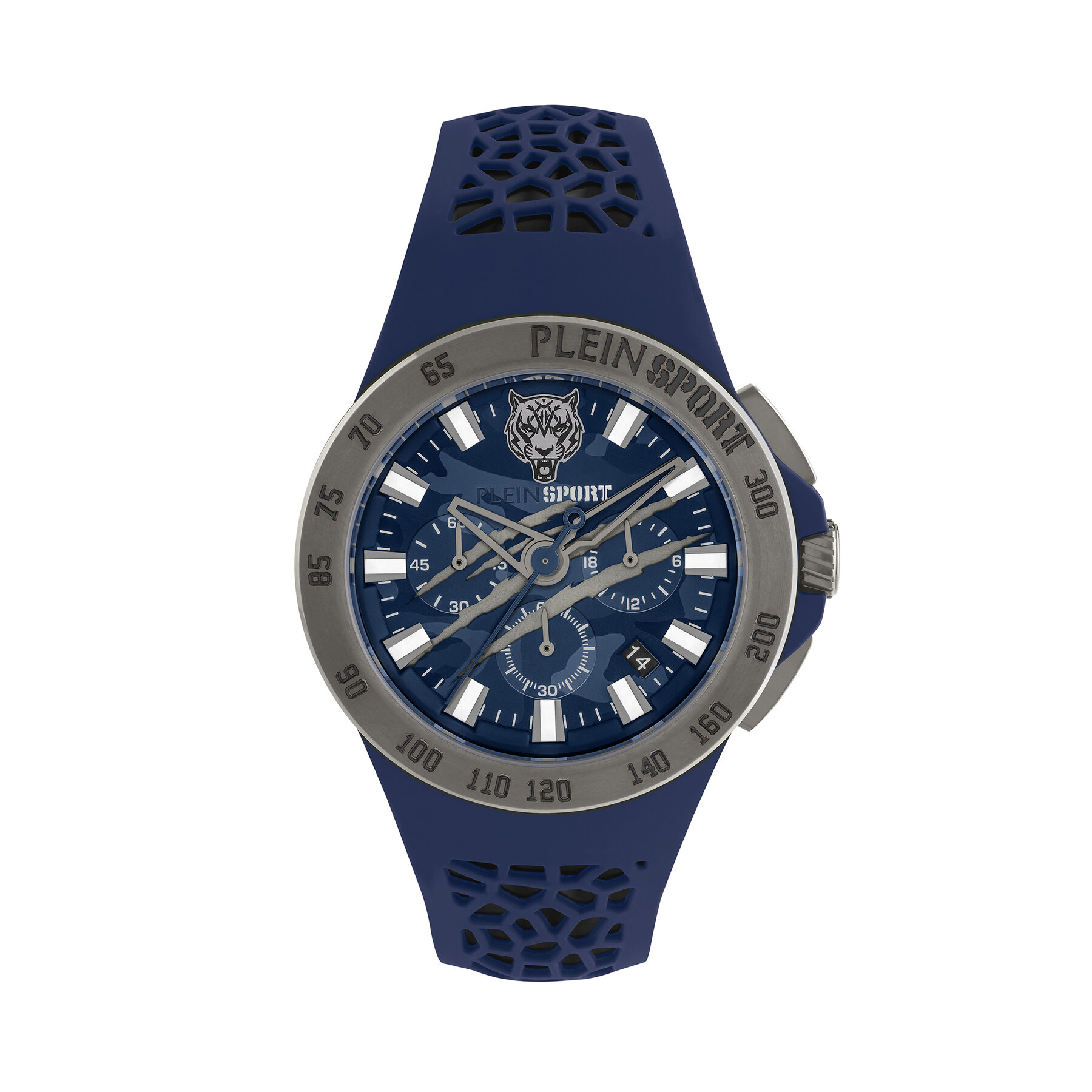 Ročna ura Plein Sport Thunderstorm Chrono PSABA0223 Modra