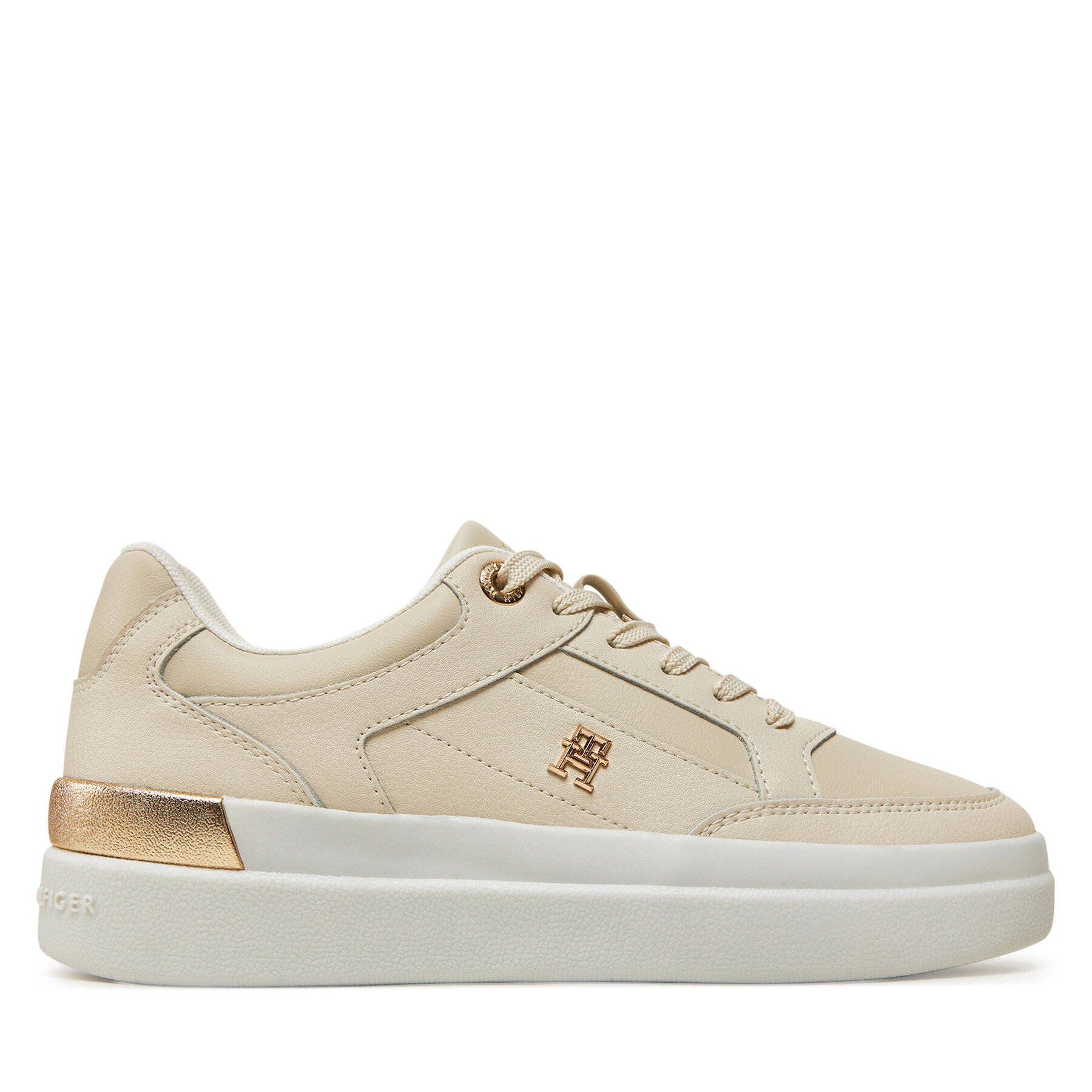 Zapatillas Tommy Hilfiger Feminine Court Sneaker FW0FW08126 Beis