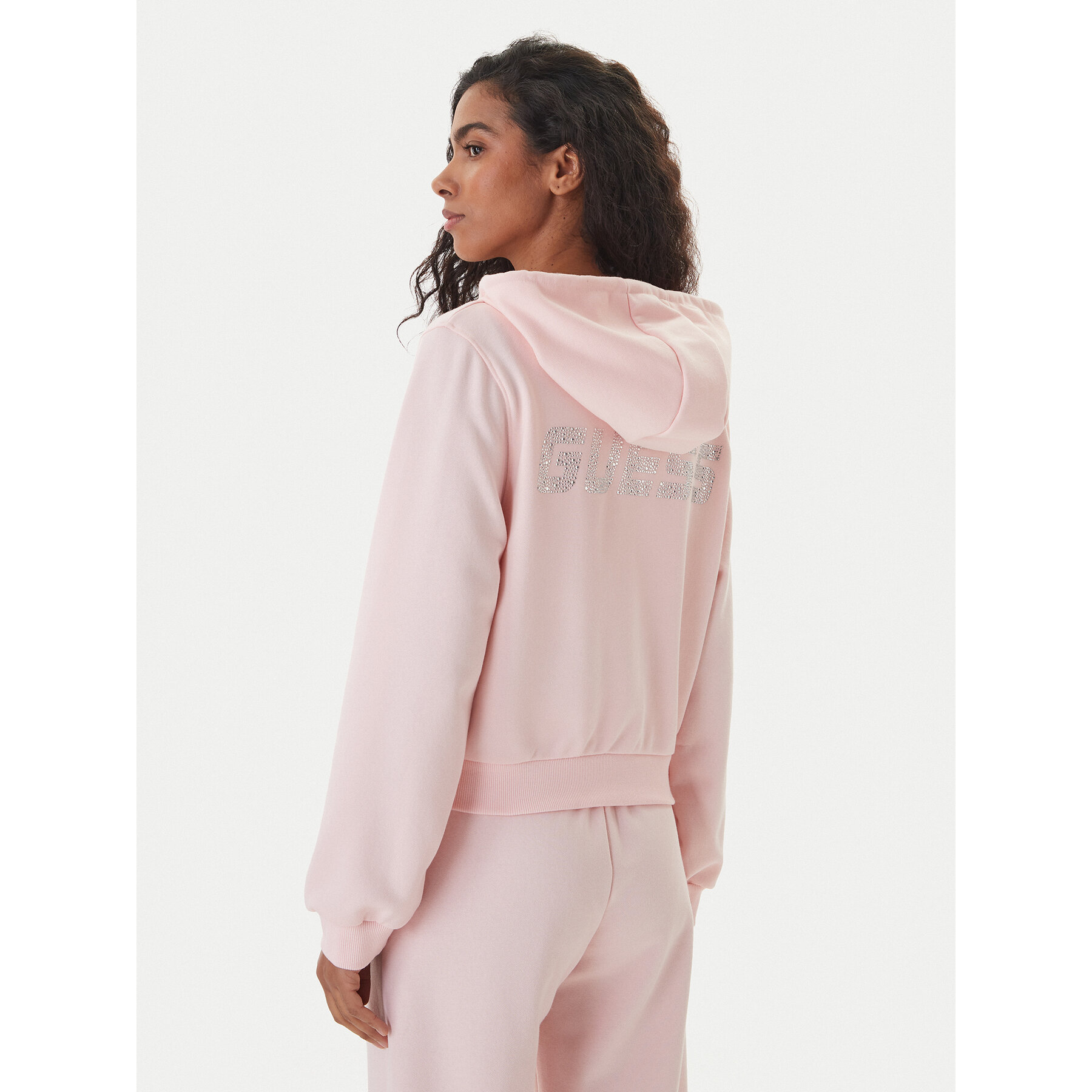 Guess Sudadera V6GQ15 K3093 Rosa Regular Fit