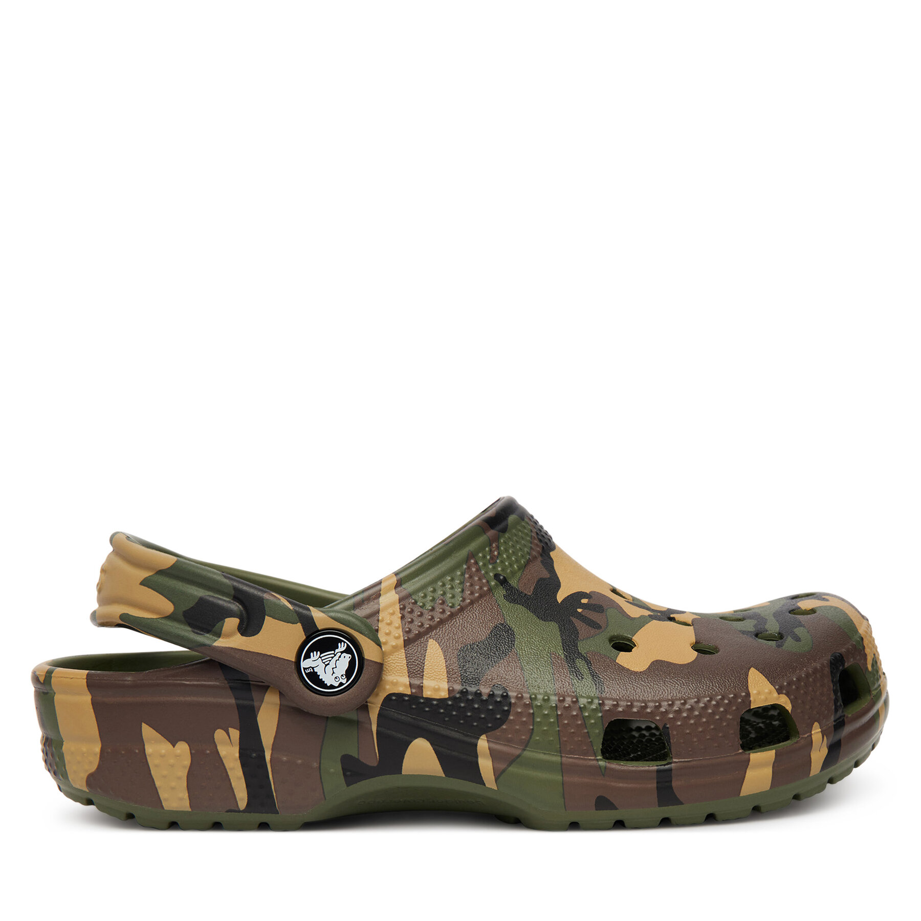 Şlapi Crocs Classic Camouflage Clog 211879 Verde