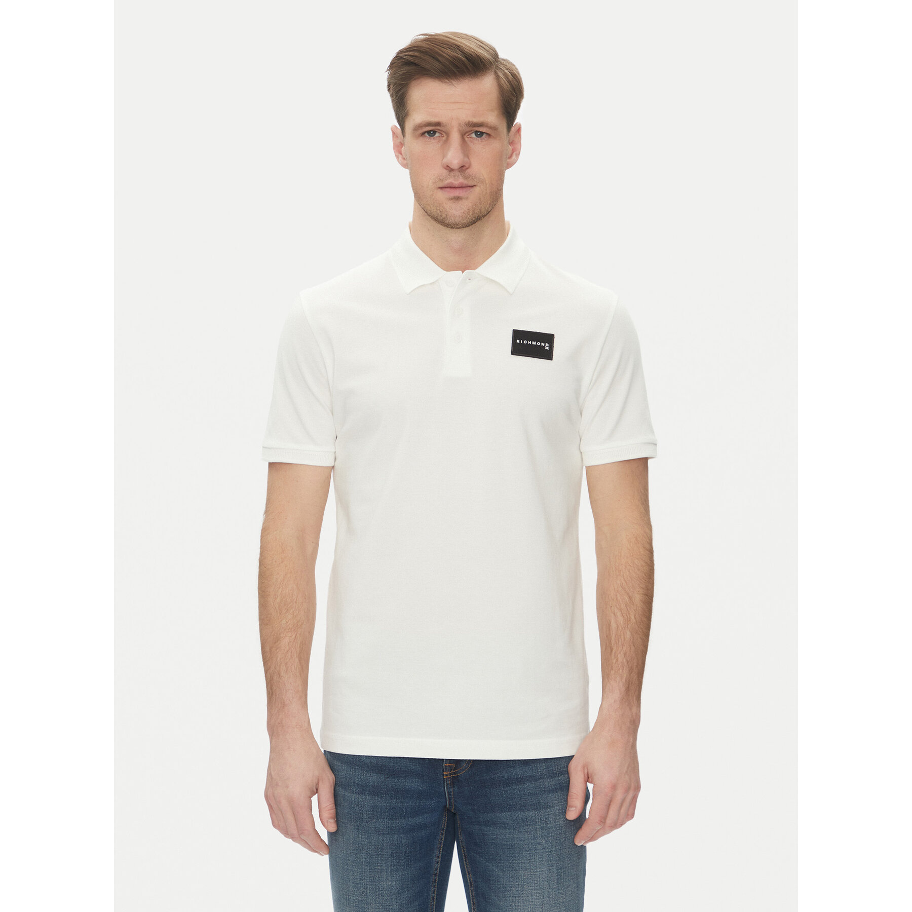 Richmond X Polo UMP25170PO Λευκό Regular Fit