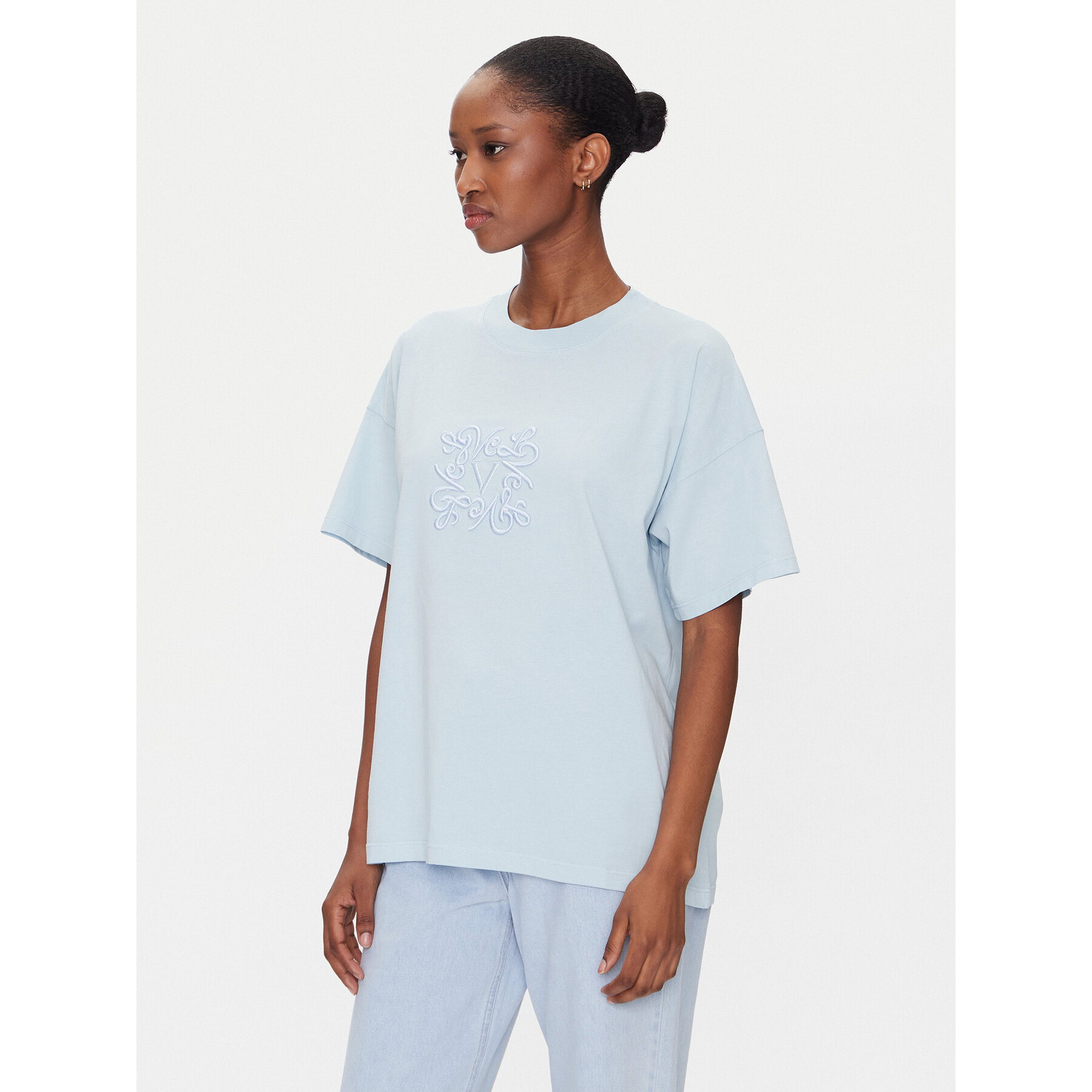 ViCOLO ViCOLO T-Shirt RD0119 Γαλάζιο Regular Fit