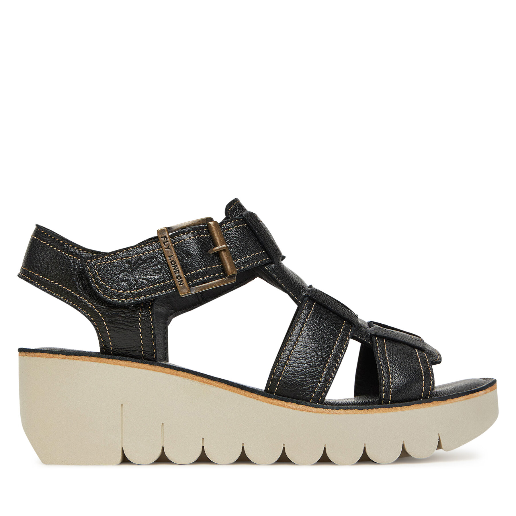 Sandale Fly London Femei, Mărimea: 41, Negru, Yuddfly P145236000