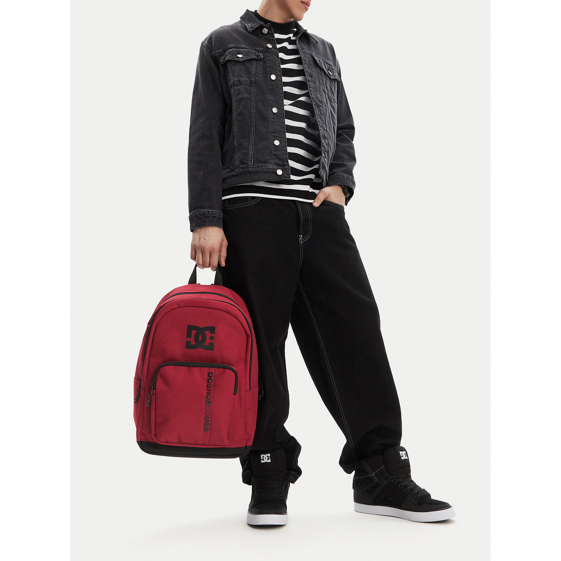 Nahrbtnik DC Shoes C-DCI-B-001-08 Bordo rdeča