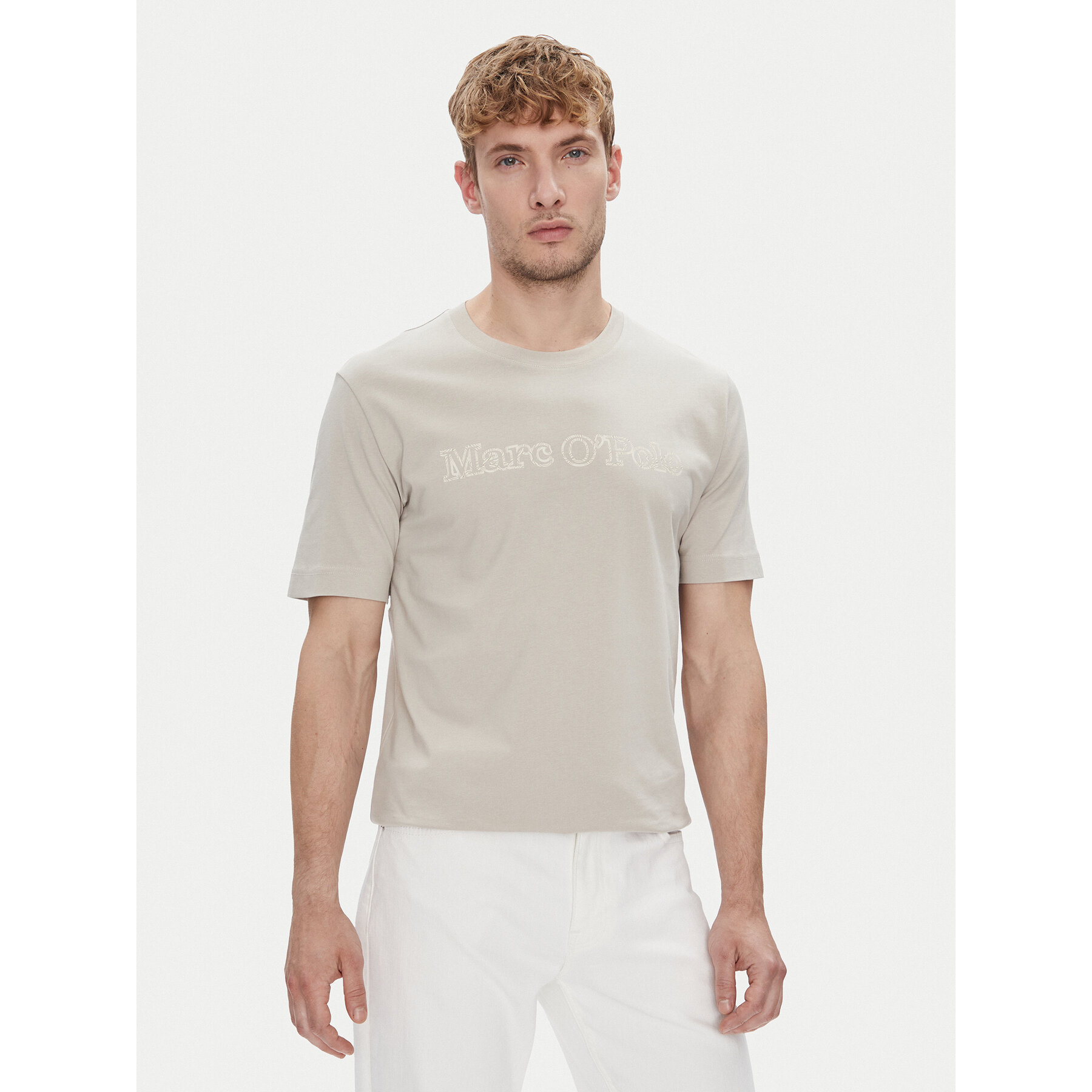 Marc O'Polo Marc O'Polo T-Shirt 526 2012 51154 Μπεζ Regular Fit