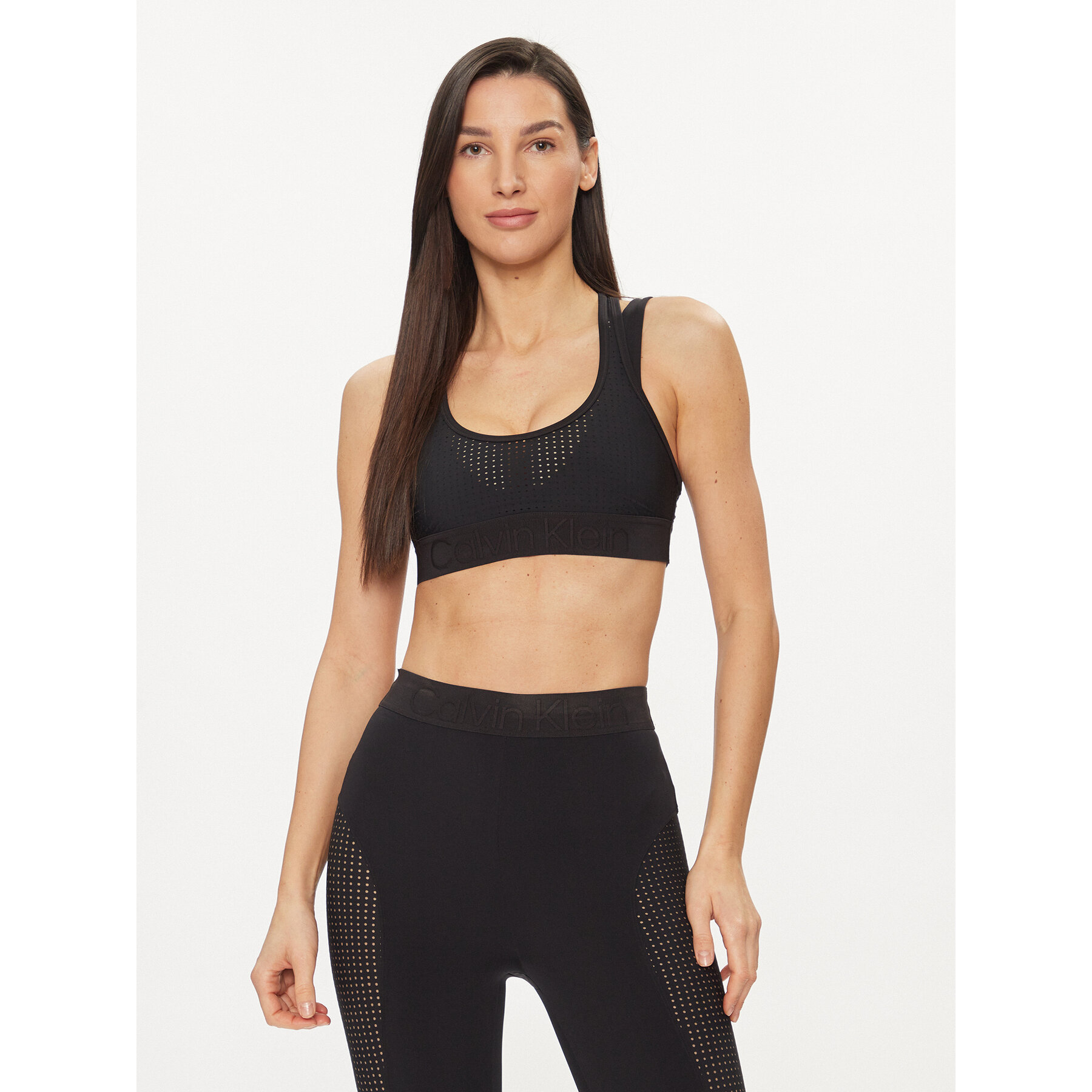 Calvin Klein Performance Reggiseno Sportivo 00GWS4K180 Nero-image