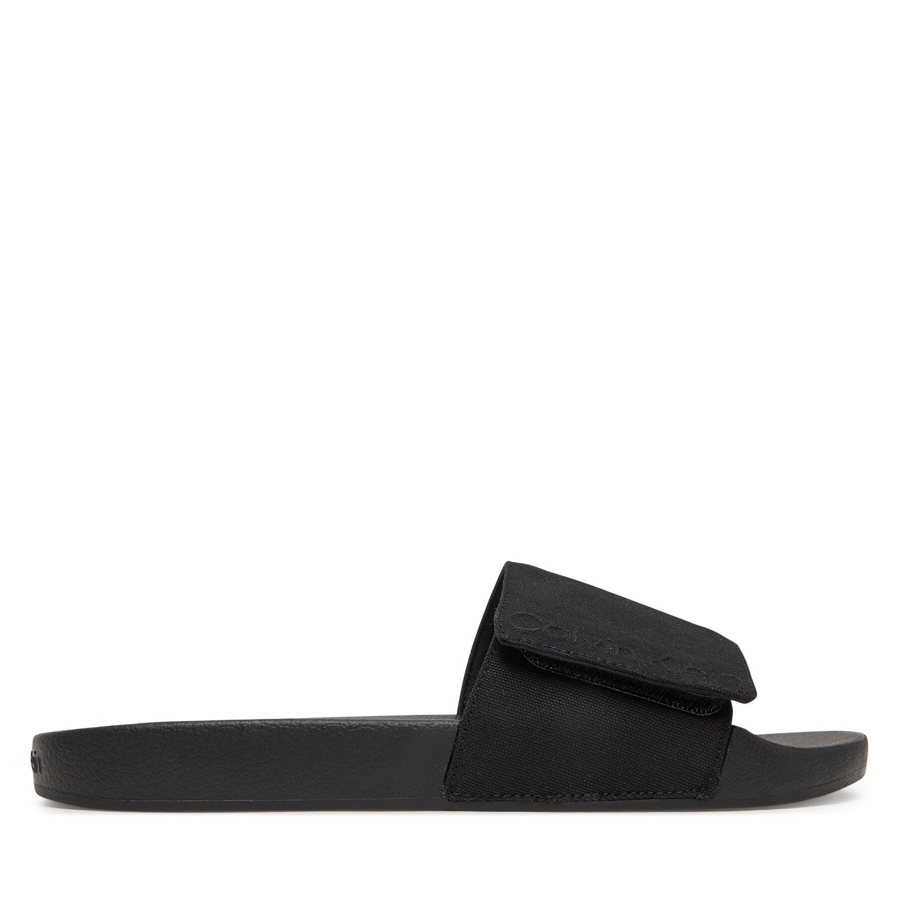 Pánske Šľapky Calvin Klein, Rozmer: 44, Čierna, Adj Pool Slide Canvas Logo HM0HM01749