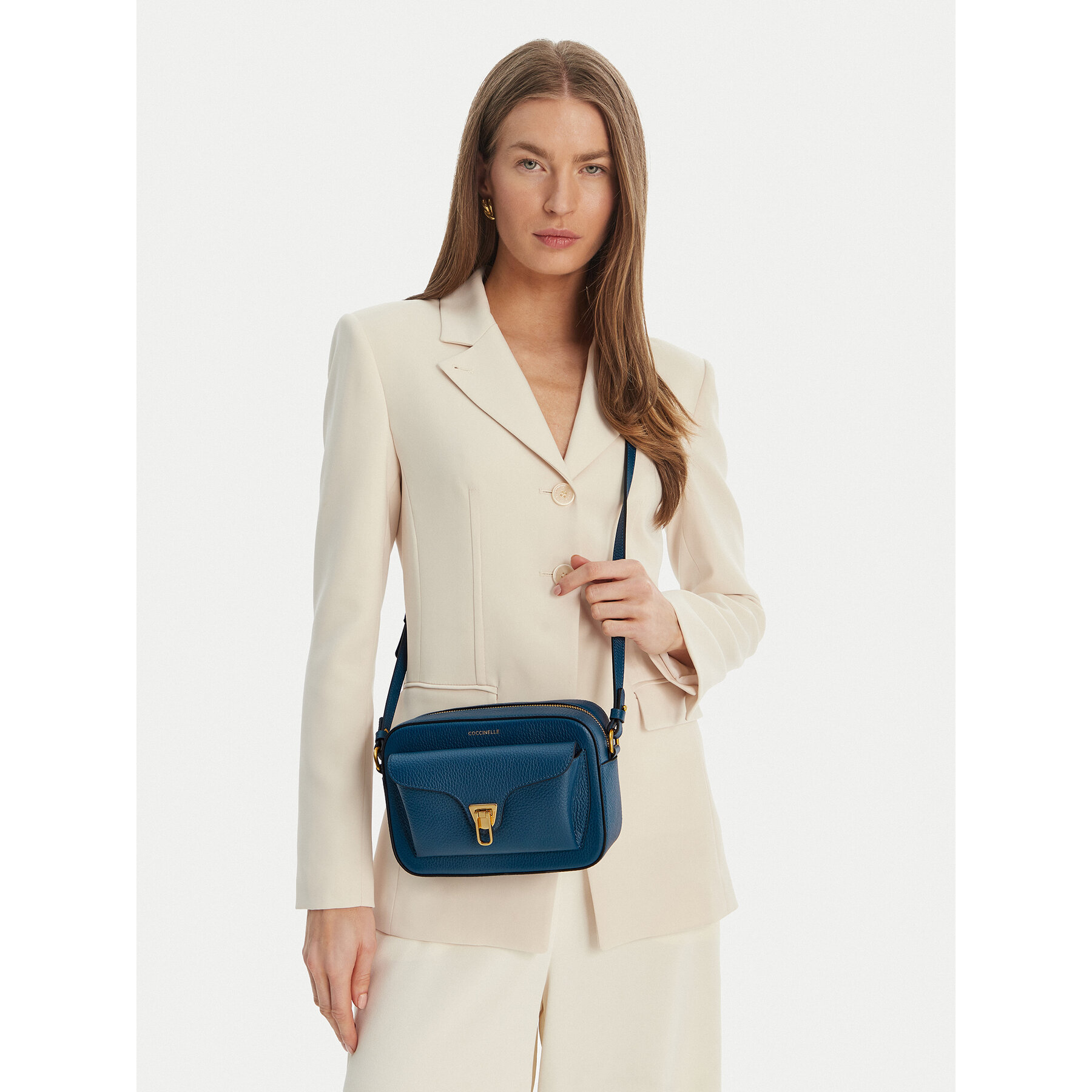 Τσάντα Coccinelle MF6 Coccinelle Beat Soft E1 MF6 15 02 01 Σκούρο μπλε